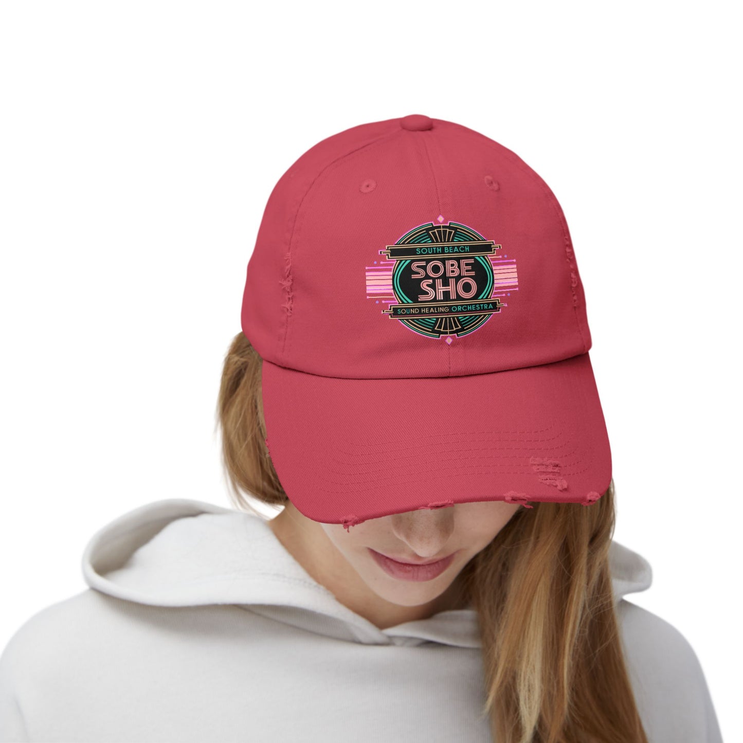 Retro Themed Unisex Distressed Cap, Casual Fashion, Streetwear Accessory, Gift Idea, Summer Style Hat