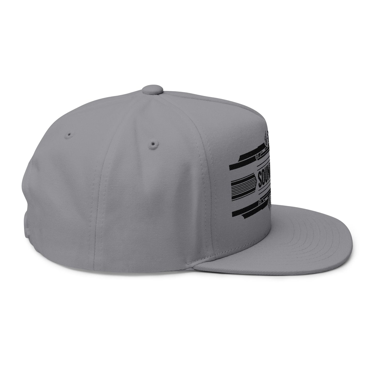 Sound Healer Embroidered Flat Bill Cap, Trendy Snapback Hat for Music Lovers, Perfect Gift for Festivals, Unique Baseball Cap, Hip Hop