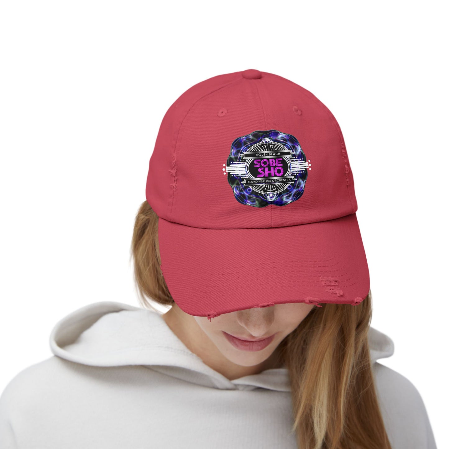 Retro Themed Unisex Distressed Cap, Casual Fashion, Streetwear Accessory, Gift Idea, Summer Style Hat