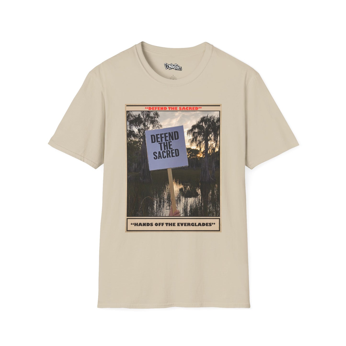 T-Shirt, Defend the Sacred T-Shirt, Unisex Protest Tee, Eco-Conscious Apparel, Comfortable Graphic Shirt, Activism Gear, Gift for Environmentalists