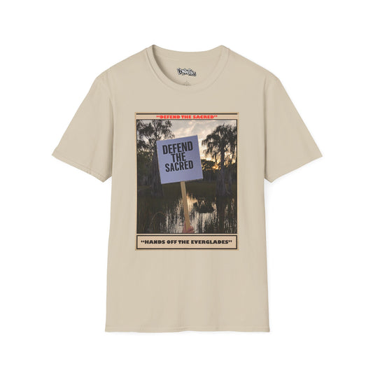 T-Shirt, Defend the Sacred T-Shirt, Unisex Protest Tee, Eco-Conscious Apparel, Comfortable Graphic Shirt, Activism Gear, Gift for Environmentalists