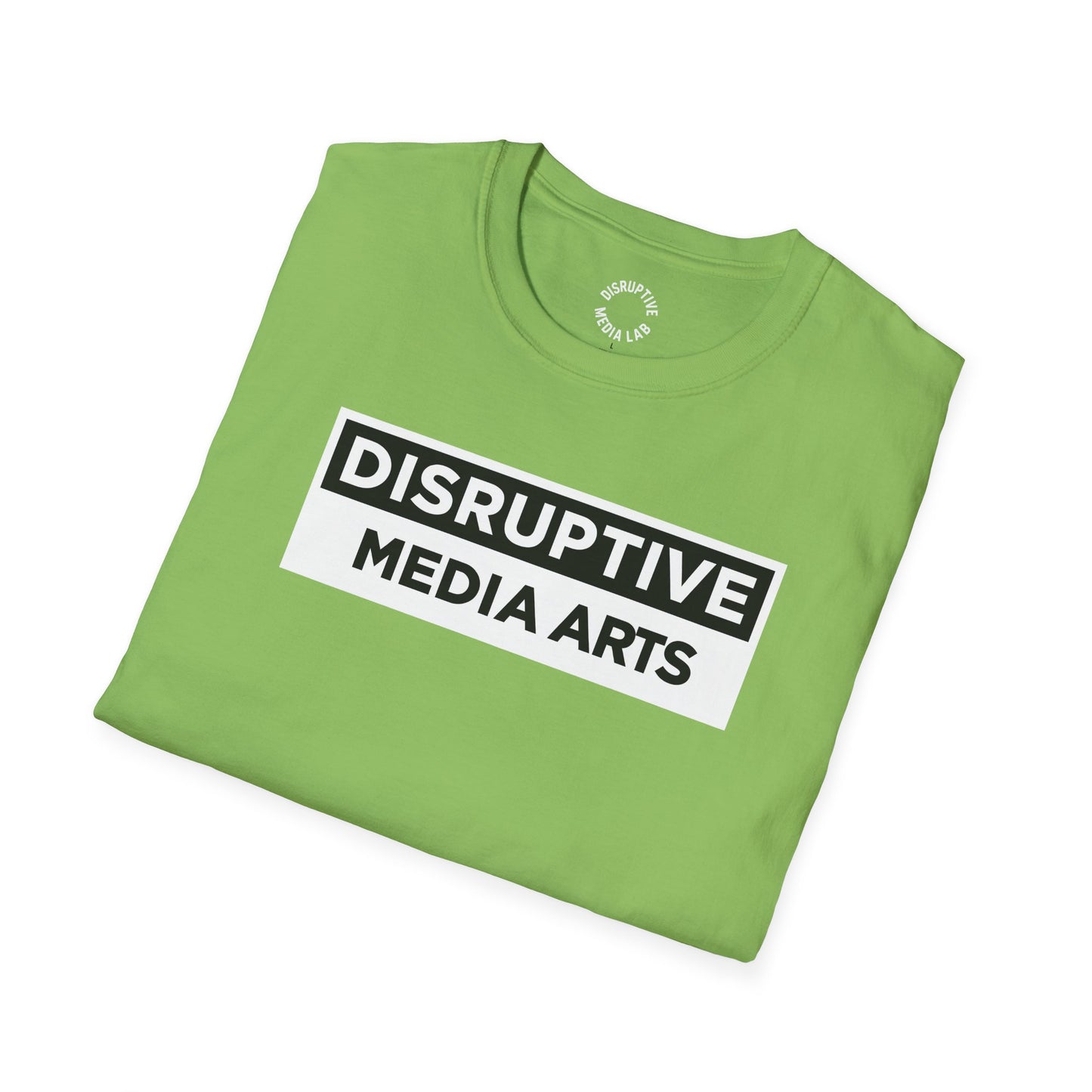 T-Shirt Disruptive Media Arts™ Logo Tee – Signal Gear™ Core Uniform [Front + Back Print] Softstyle Tee, Unisex
