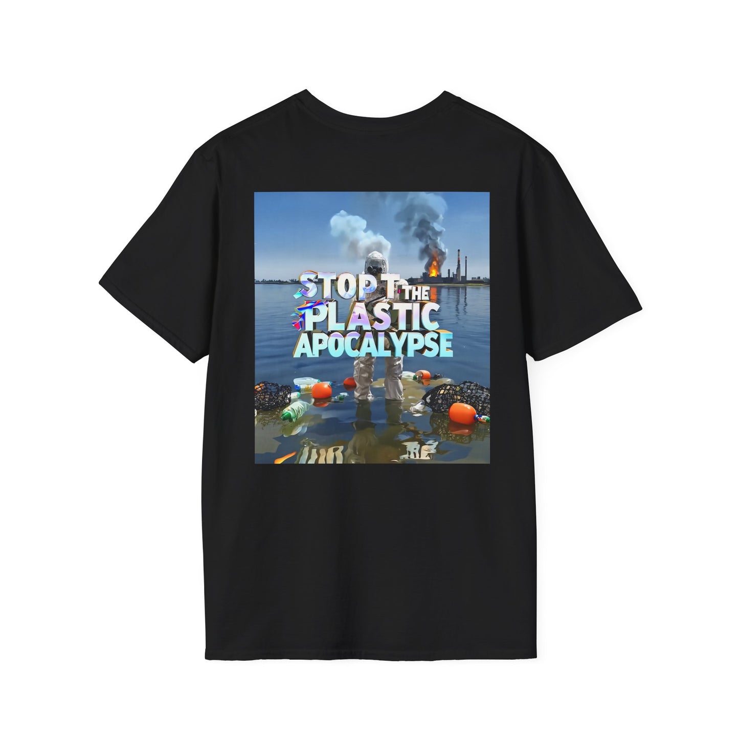 T-Shirt Disruptive Media Arts™ Logo Tee – Signal Gear™ Core Uniform [Front + Back Print] Softstyle Tee, Unisex