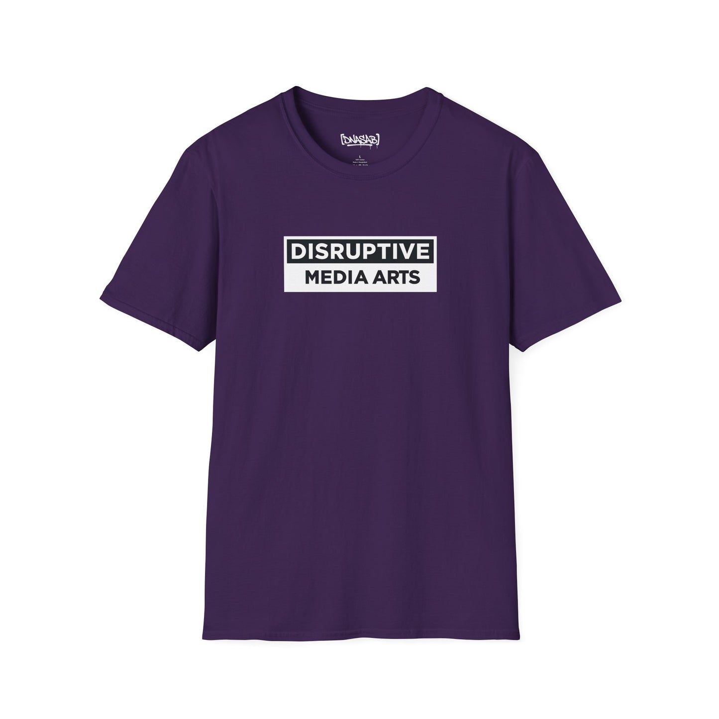 T-Shirt Disruptive Media Arts™ Logo Tee – Signal Gear™ Core Uniform [Front + Back Print] Unisex Softstyle Tee