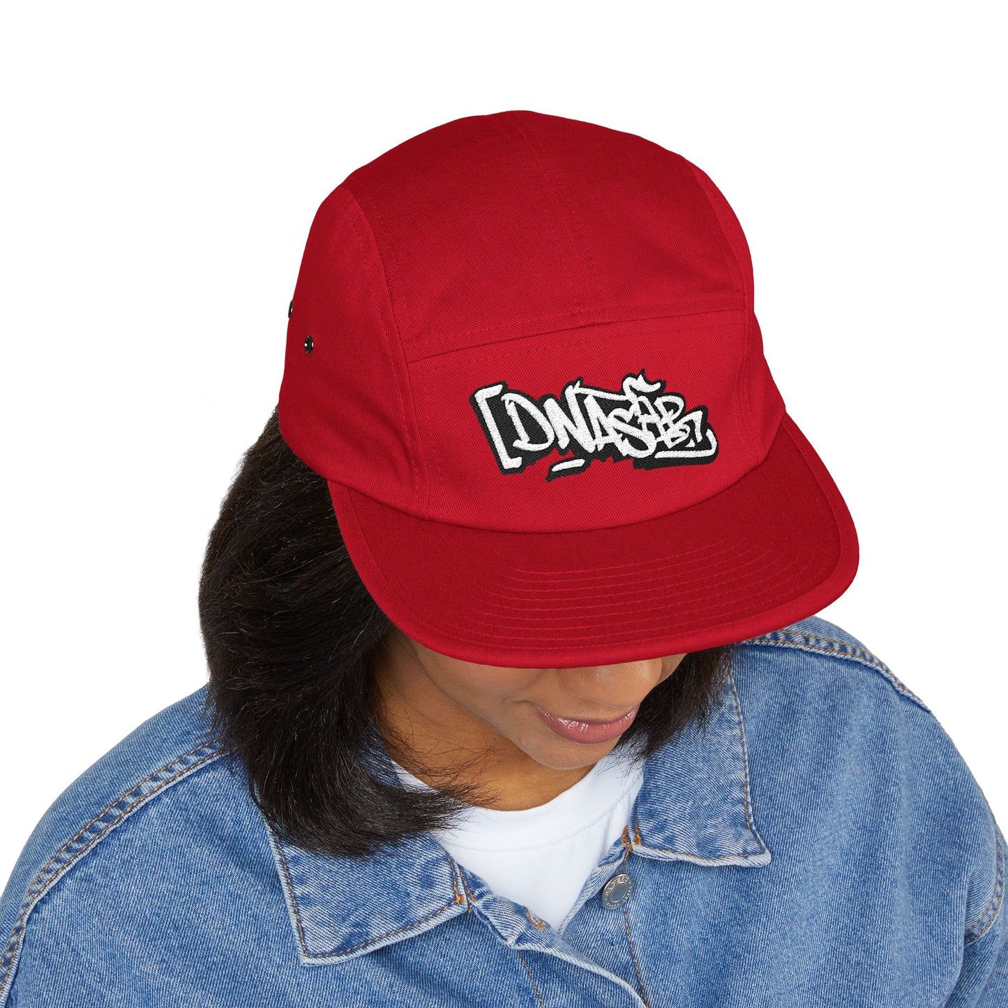 Stylish Embroidered 5 Panel Cap, Urban Streetwear, Graffiti Hat, Signal Cap – 5-Panel Field Issue [dNASAb] (Embroidery)