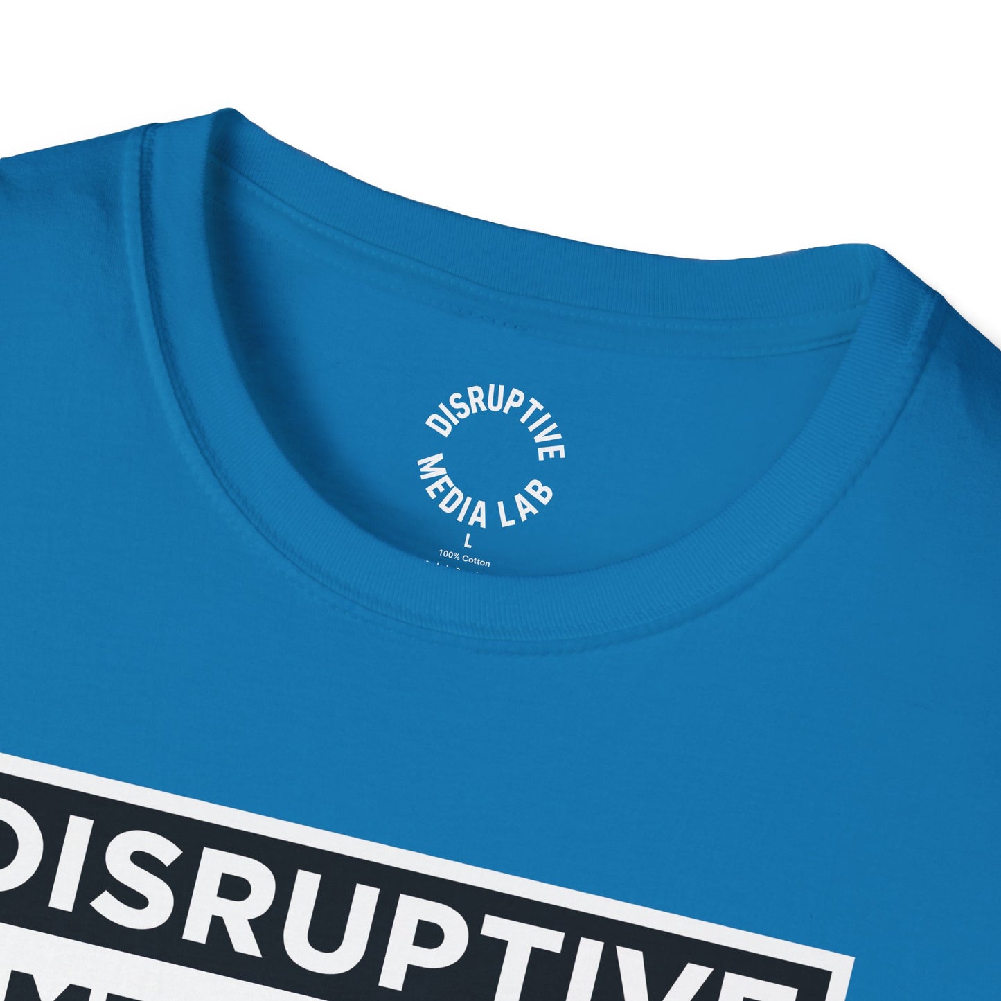 T-Shirt Disruptive Media Arts™ Logo Tee – Signal Gear™ Core Uniform [Front + Back Print] Softstyle Tee, Unisex