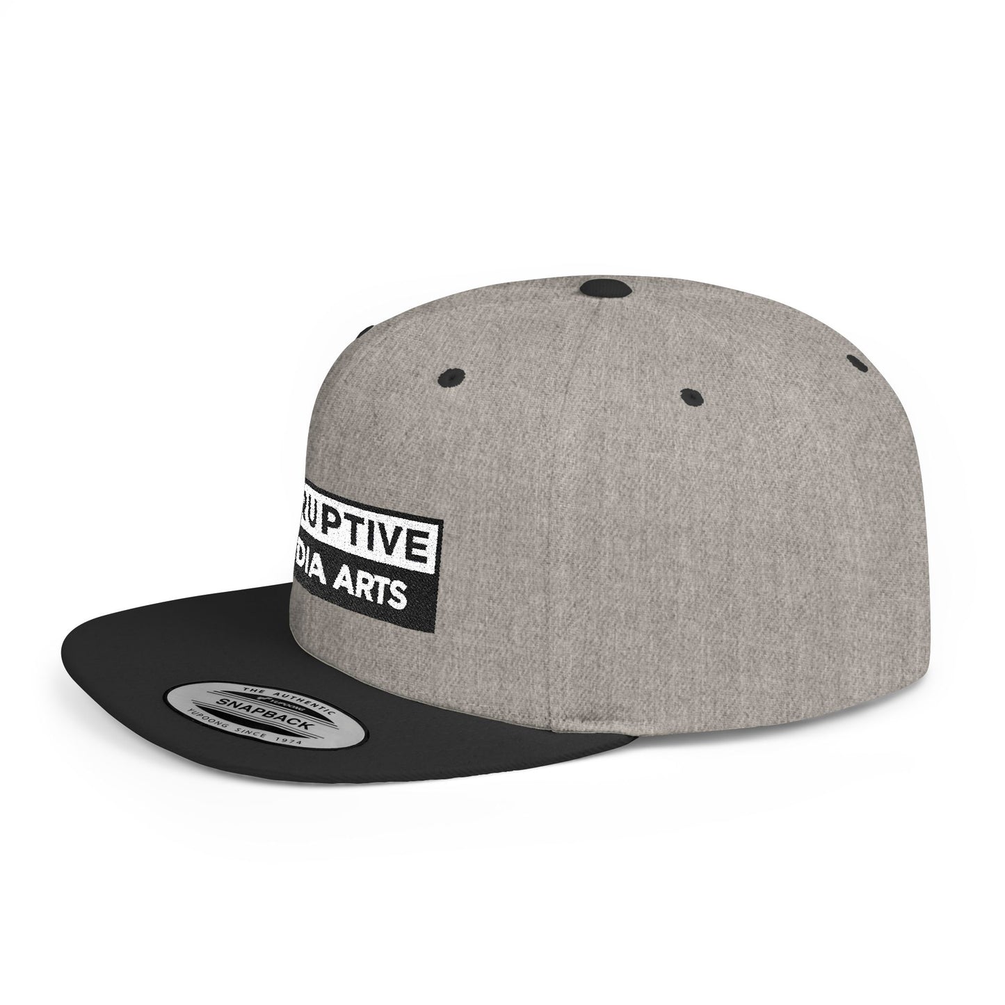 [dNASAb] Flat Bill Snapback – High-Profile Resistance Cap, "Disruptive Media Arts" arsenal [Rockstar Edition]