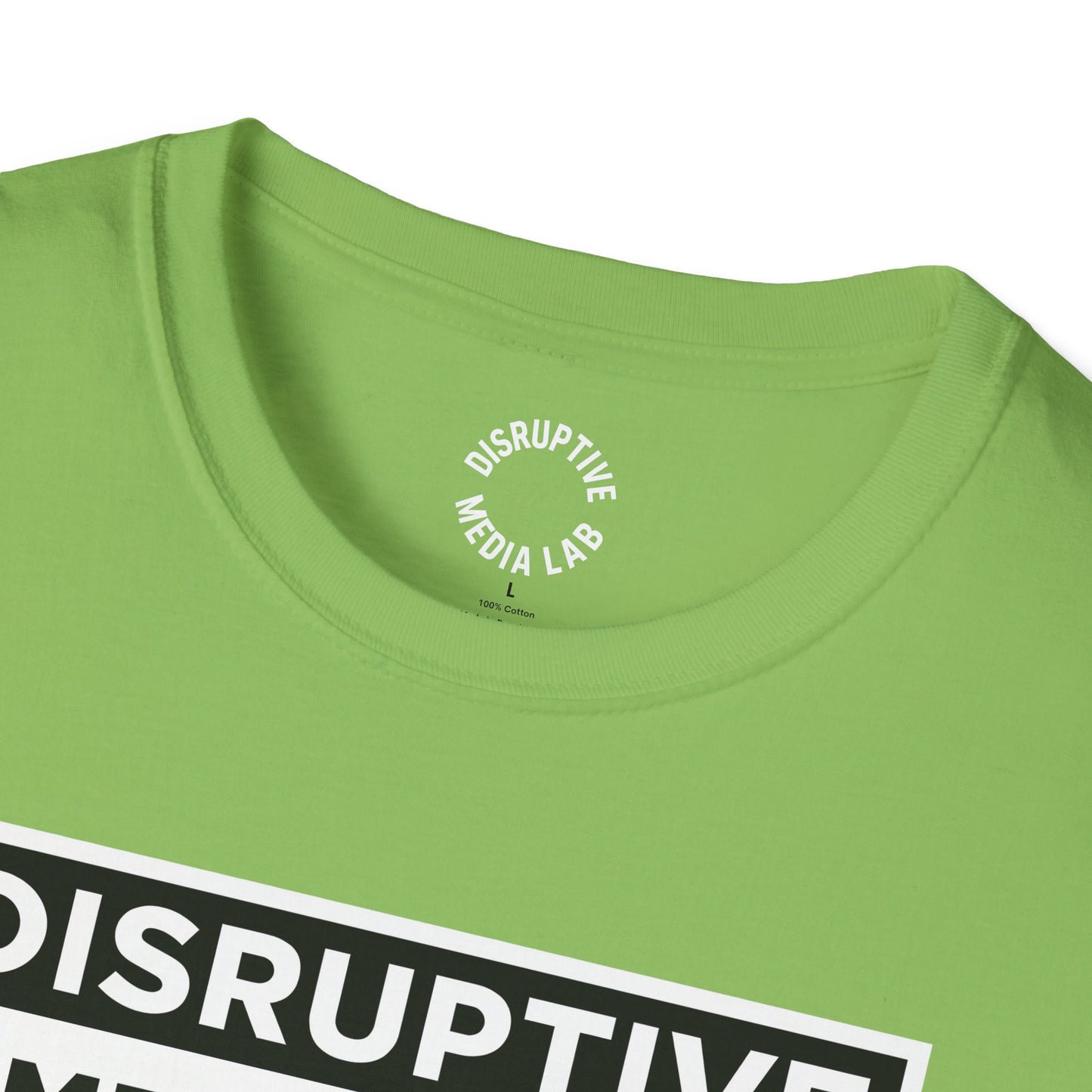 T-Shirt Disruptive Media Arts™ Logo Tee – Signal Gear™ Core Uniform [Front + Back Print] Softstyle Tee, Unisex