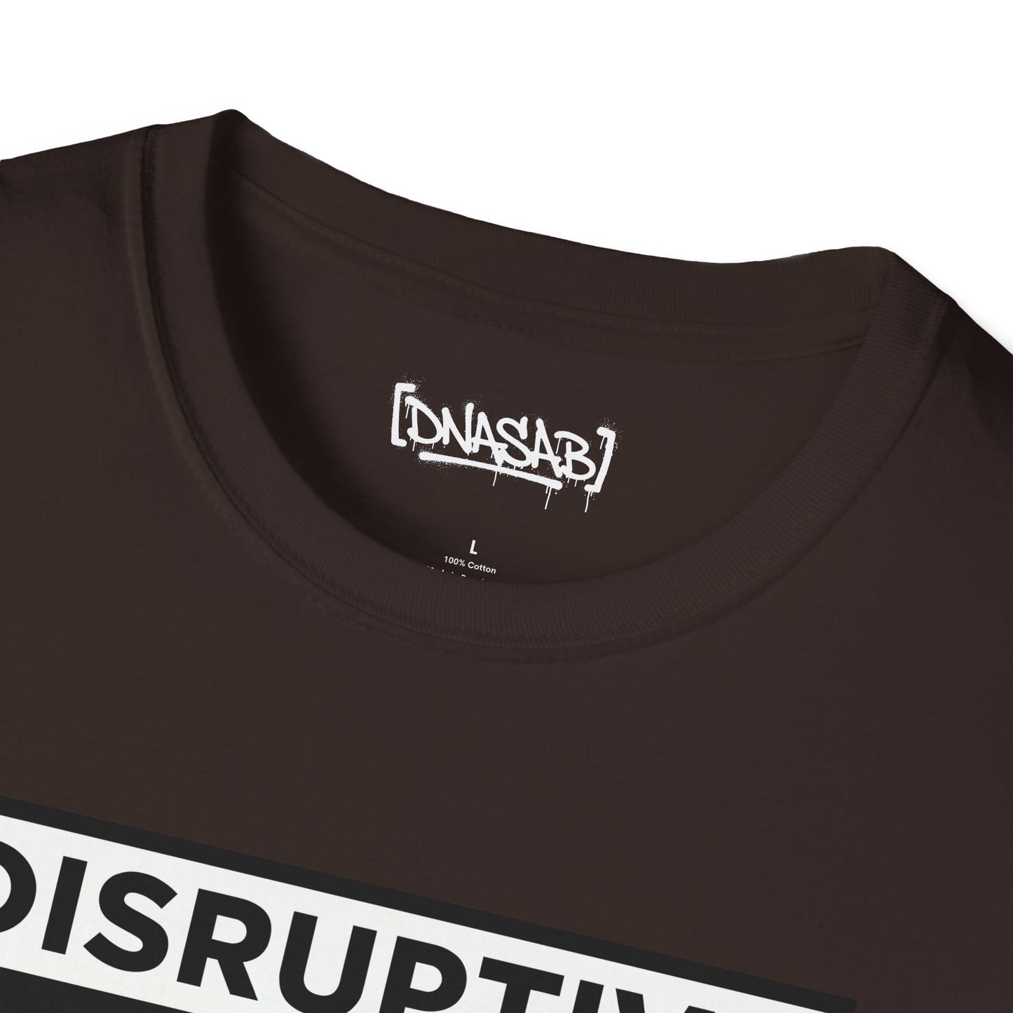 T-Shirt "Disruptive Media Arts" Logo Tee – Signal Gear Core Uniform [Front + Back Print]_Unisex Softstyle