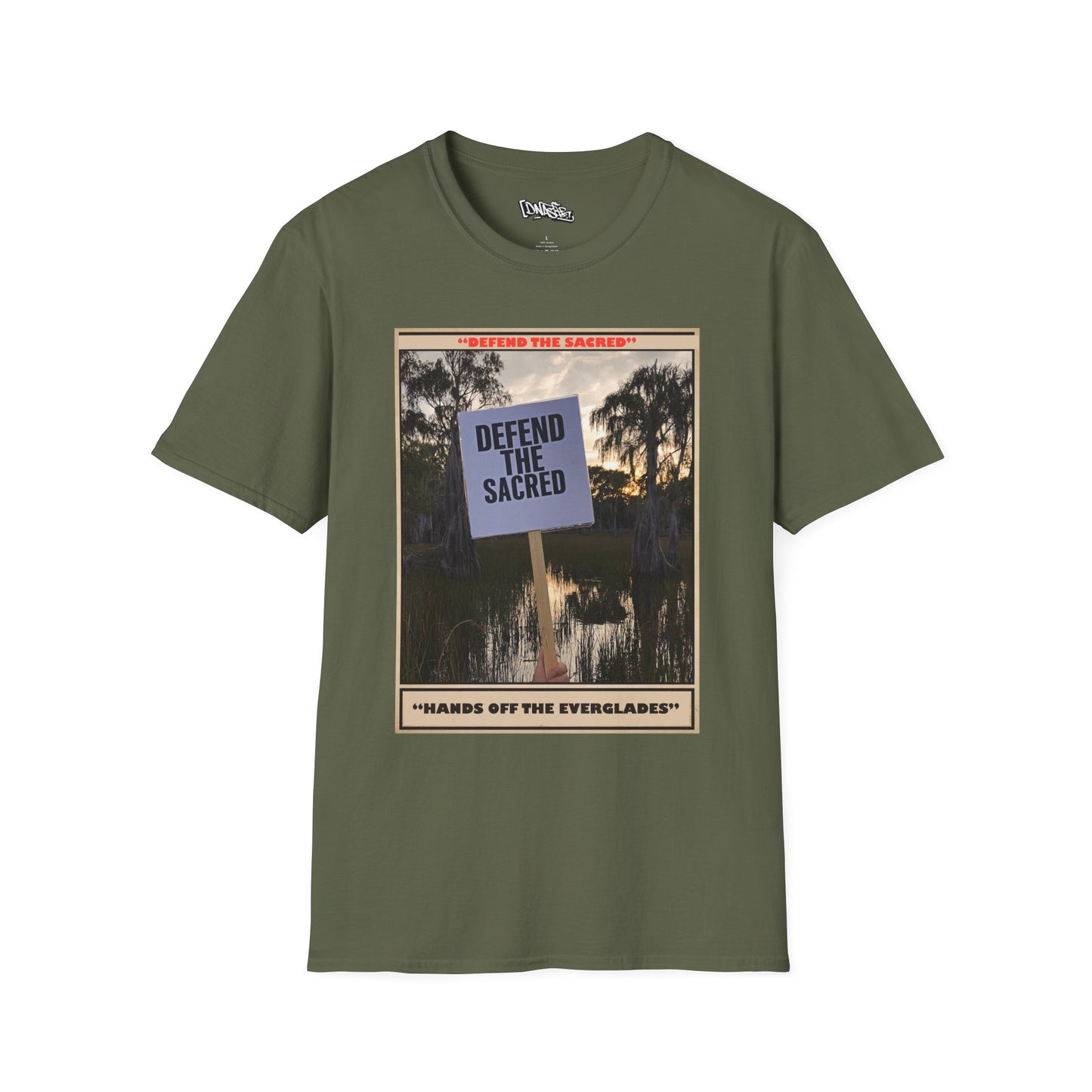 T-Shirt, Defend the Sacred T-Shirt, Unisex Protest Tee, Eco-Conscious Apparel, Comfortable Graphic Shirt, Activism Gear, Gift for Environmentalists