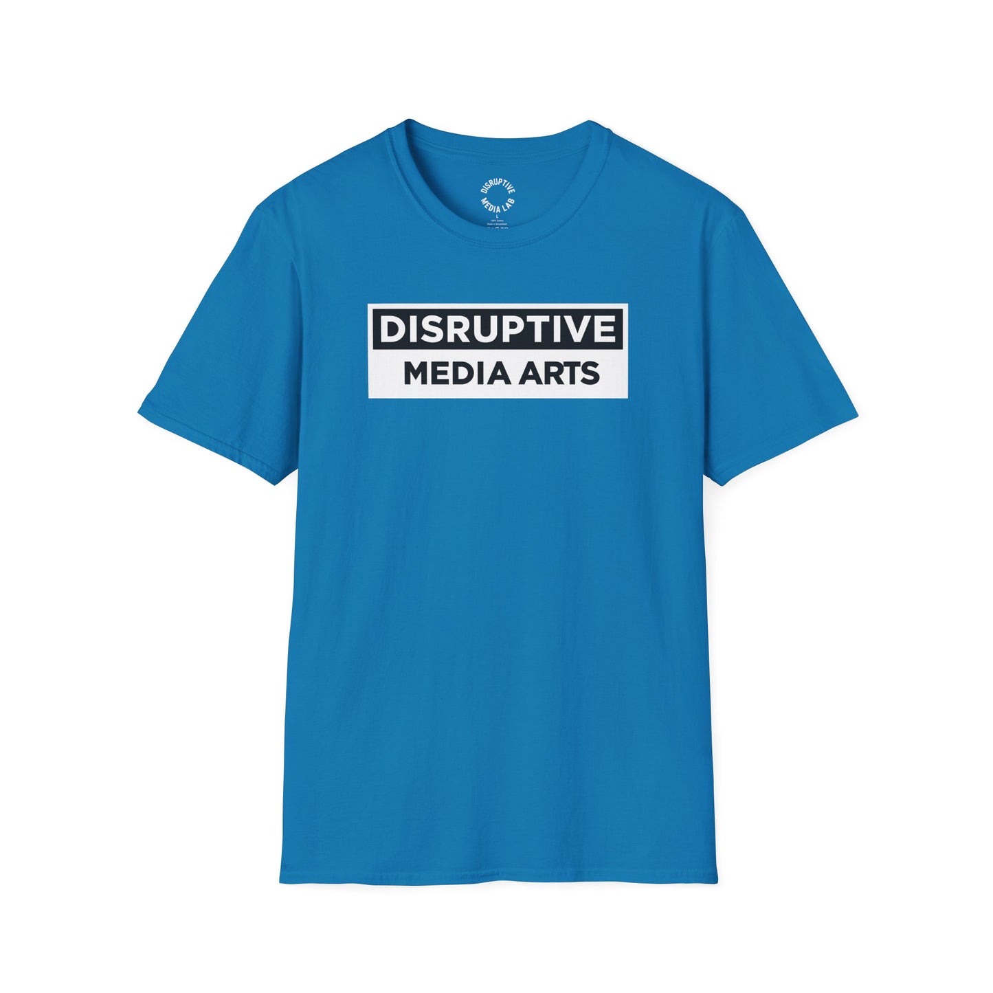 T-Shirt Disruptive Media Arts™ Logo Tee – Signal Gear™ Core Uniform [Front + Back Print] Softstyle Tee, Unisex
