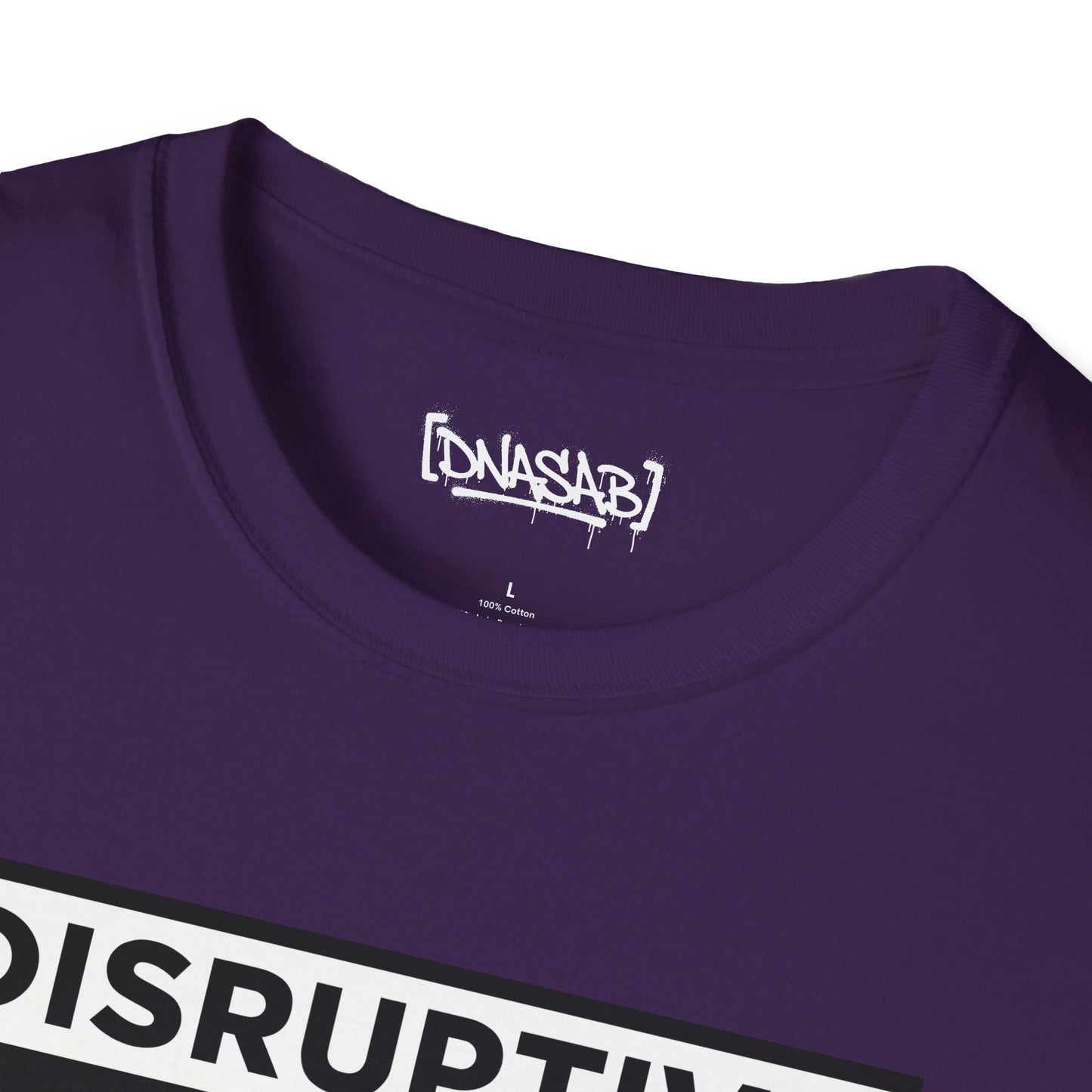 T-Shirt "Disruptive Media Arts" Logo Tee – Signal Gear Core Uniform [Front + Back Print]_Unisex Softstyle
