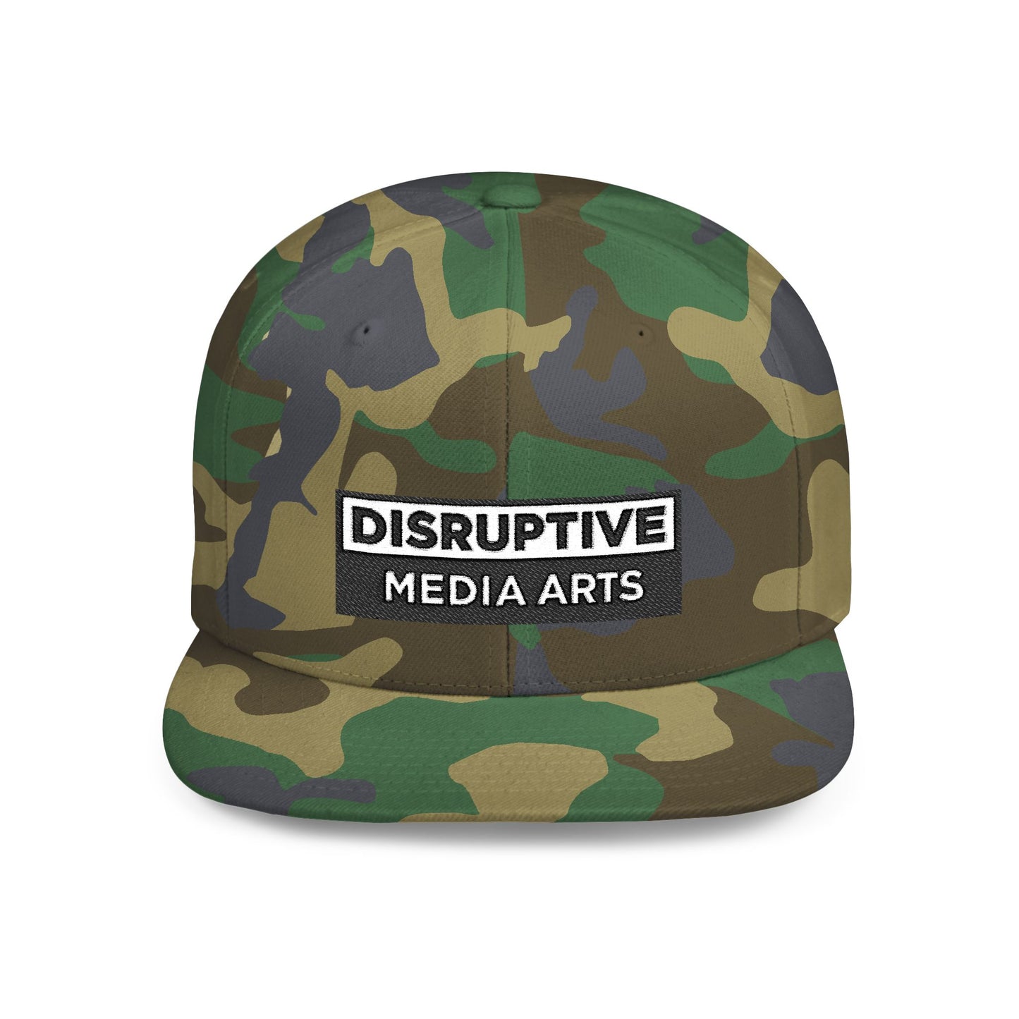 [dNASAb] Flat Bill Snapback – High-Profile Resistance Cap, "Disruptive Media Arts" arsenal [Rockstar Edition]