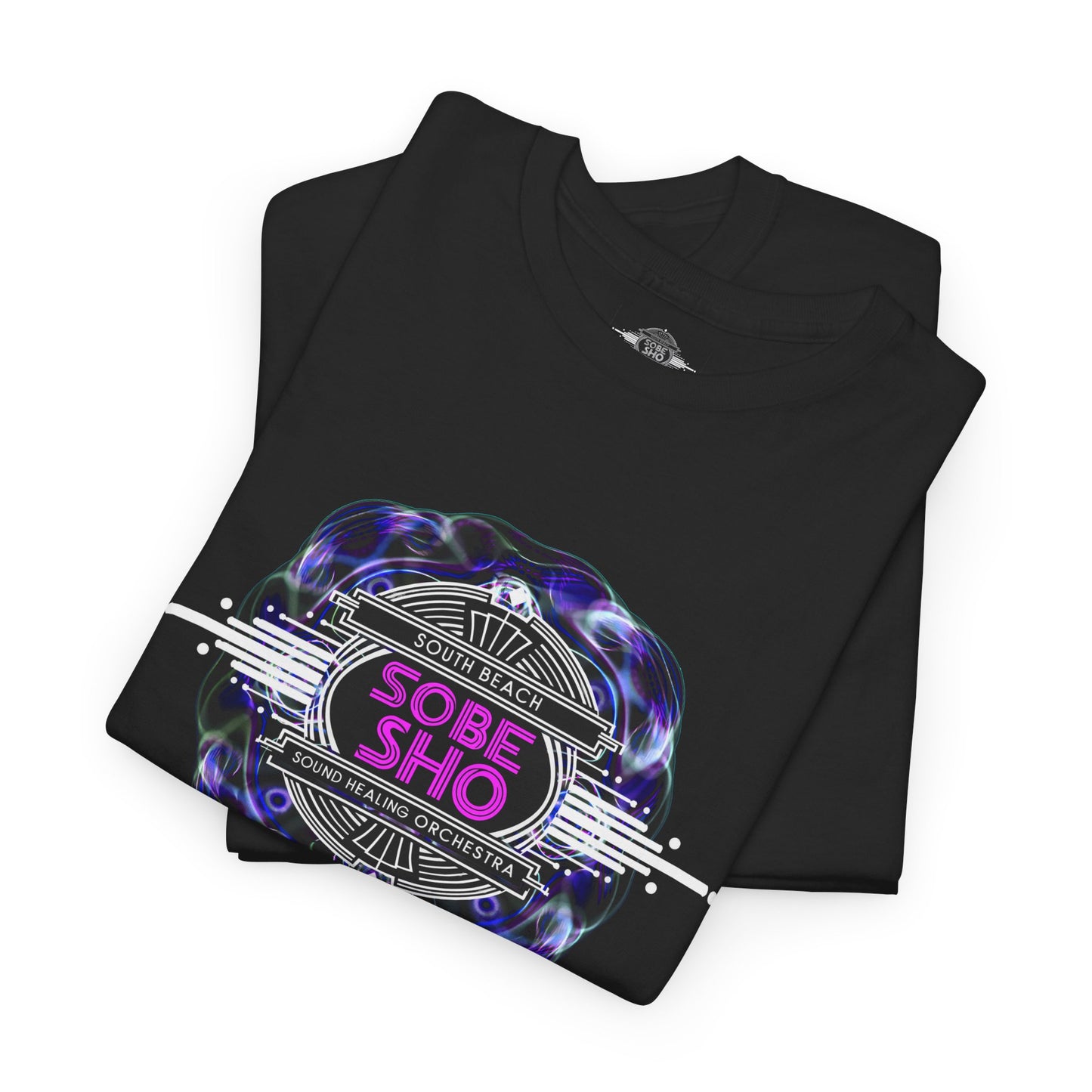 Galactic Vibes Unisex Heavy Cotton Tee, Perfect for Casual Wear, Street Style, Graphic Tee, Unisex Fashion, Gift for Space Lovers