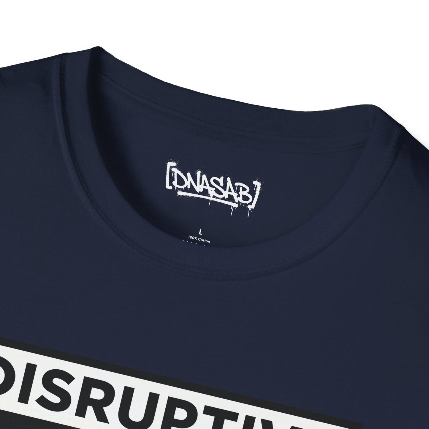 T-Shirt "Disruptive Media Arts" Logo Tee – Signal Gear Core Uniform [Front + Back Print]_Unisex Softstyle