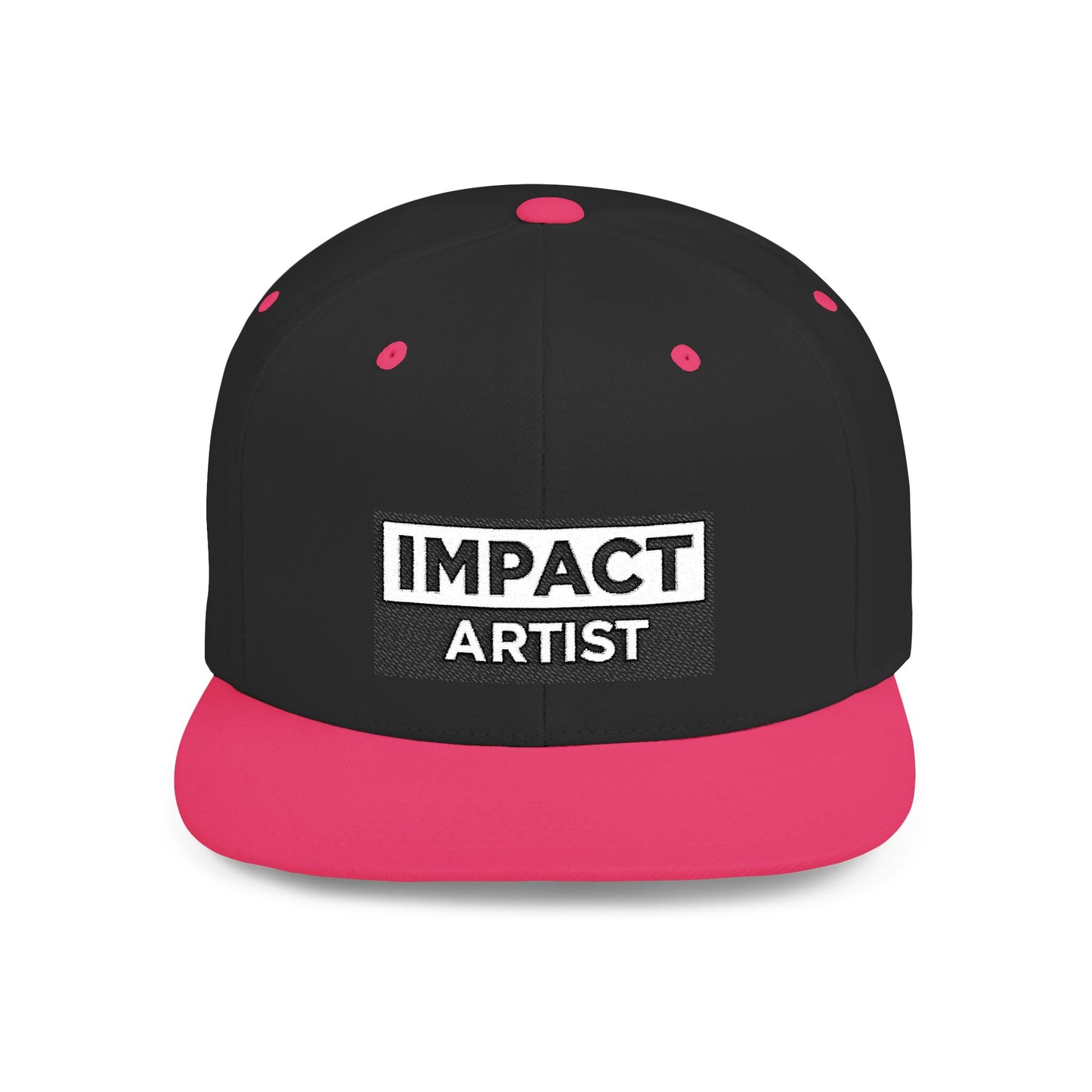 [dNASAb] Flat Bill Snapback - Signal Snapback – "IMPACT artist" High-Profile Resistance Cap [Rockstar Edition]