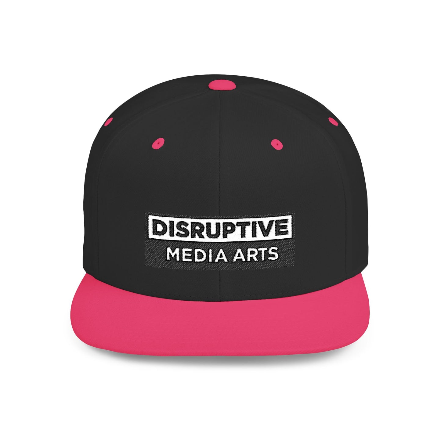 [dNASAb] Flat Bill Snapback – High-Profile Resistance Cap, "Disruptive Media Arts" arsenal [Rockstar Edition]