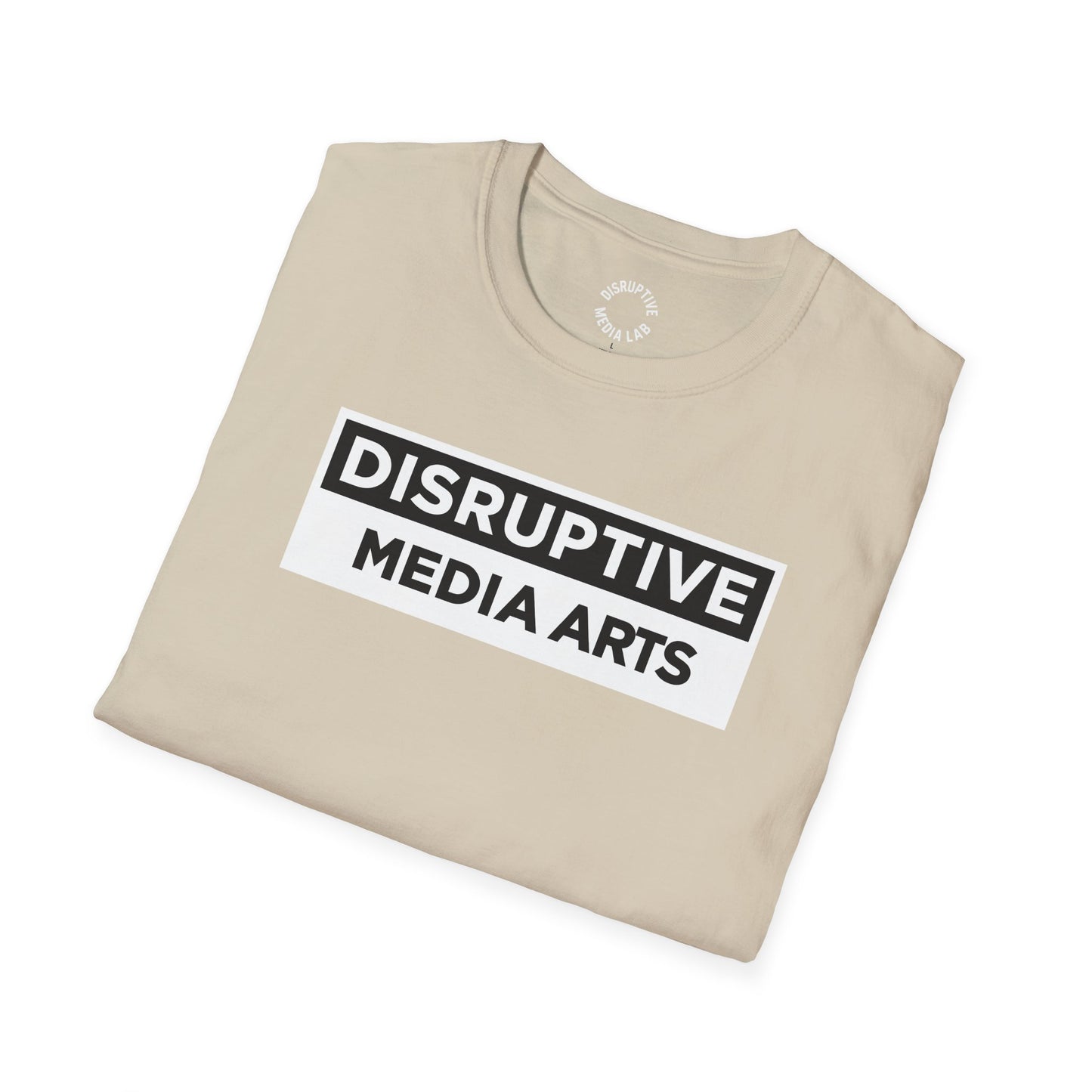 T-Shirt Disruptive Media Arts™ Logo Tee – Signal Gear™ Core Uniform [Front + Back Print] Softstyle Tee, Unisex