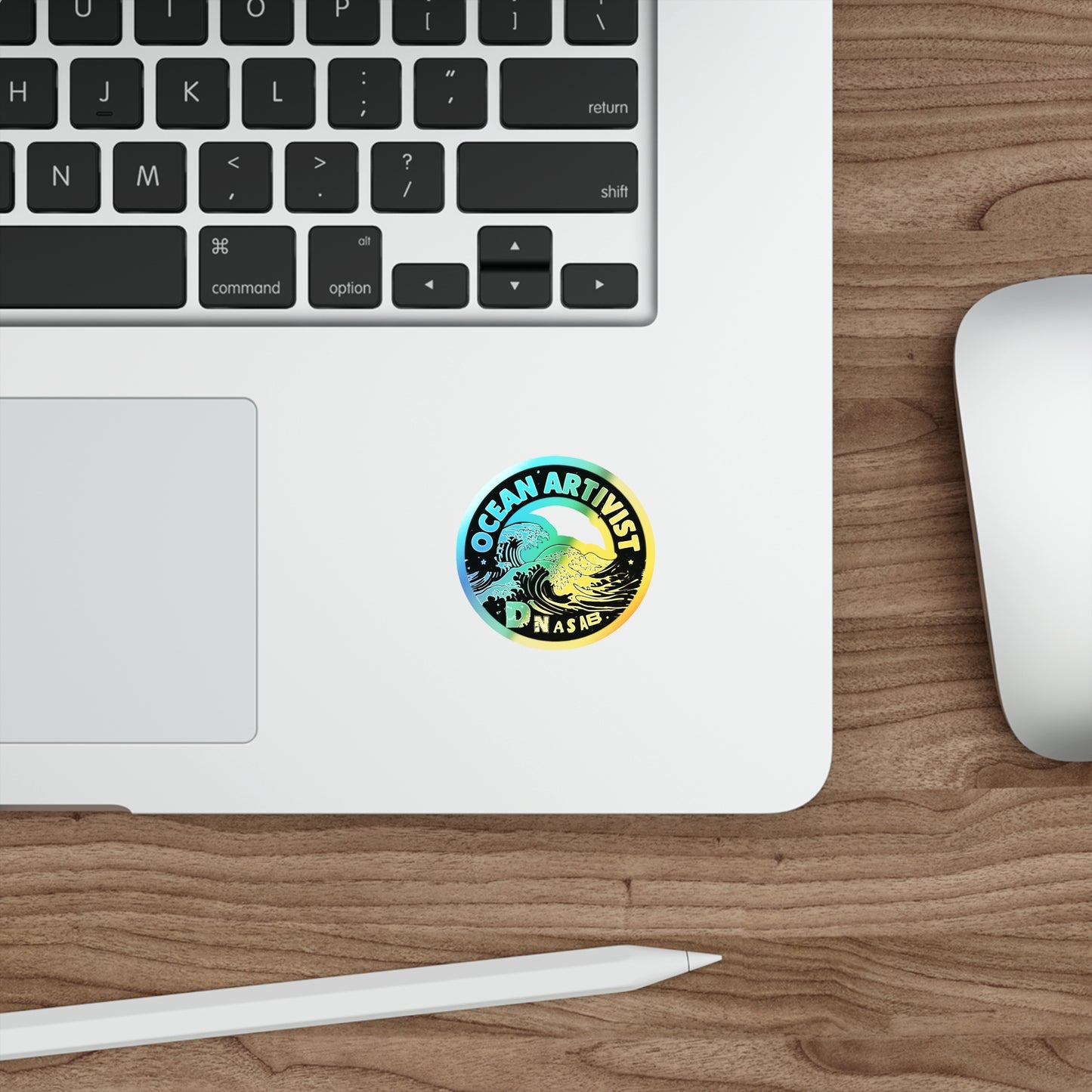 Ocean Artivist, Holographic Stickers for Surf, Skate, Gear [dNASAb] Ocean Artivist Sticker