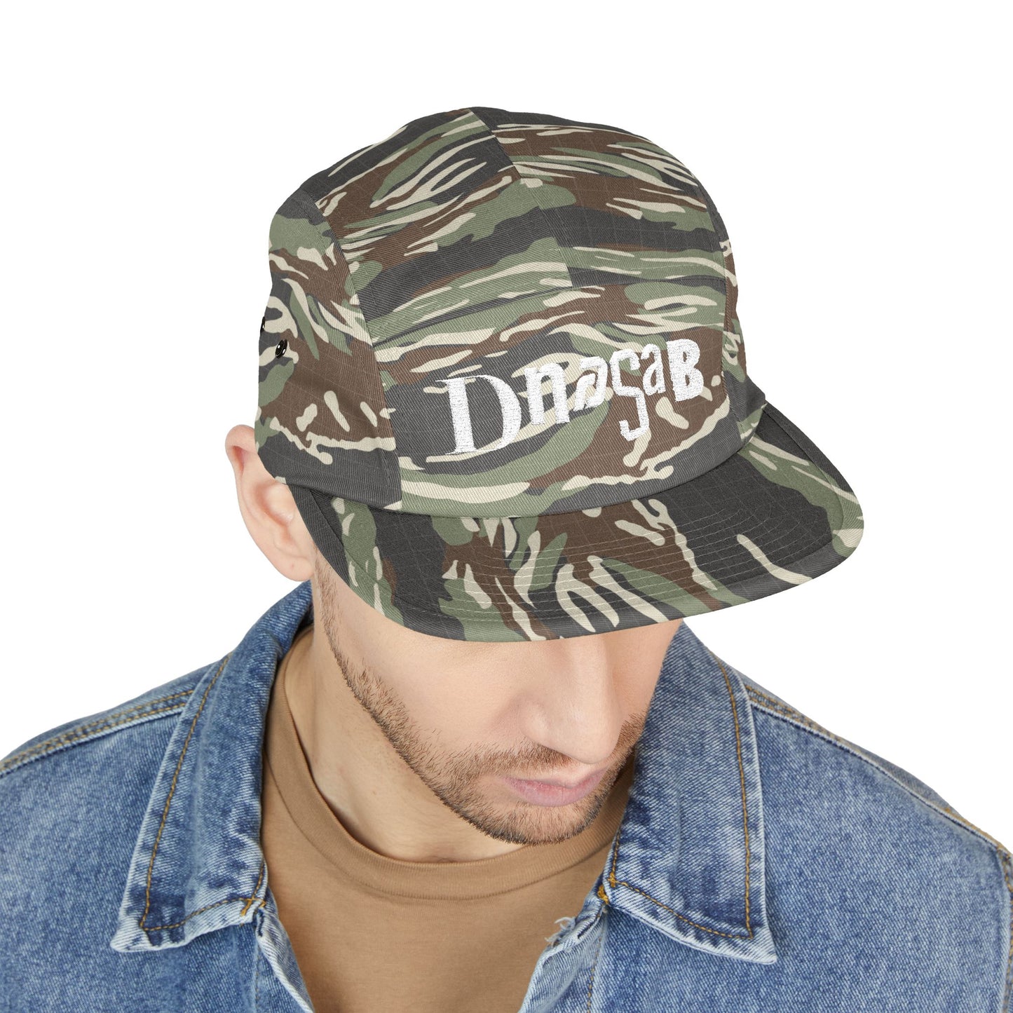 Stylish Embroidered 5 Panel Cap, Casual Hat, Streetwear Accessory, Signal Cap – 5-Panel Field Issue [dNASAb] (Embroidery)