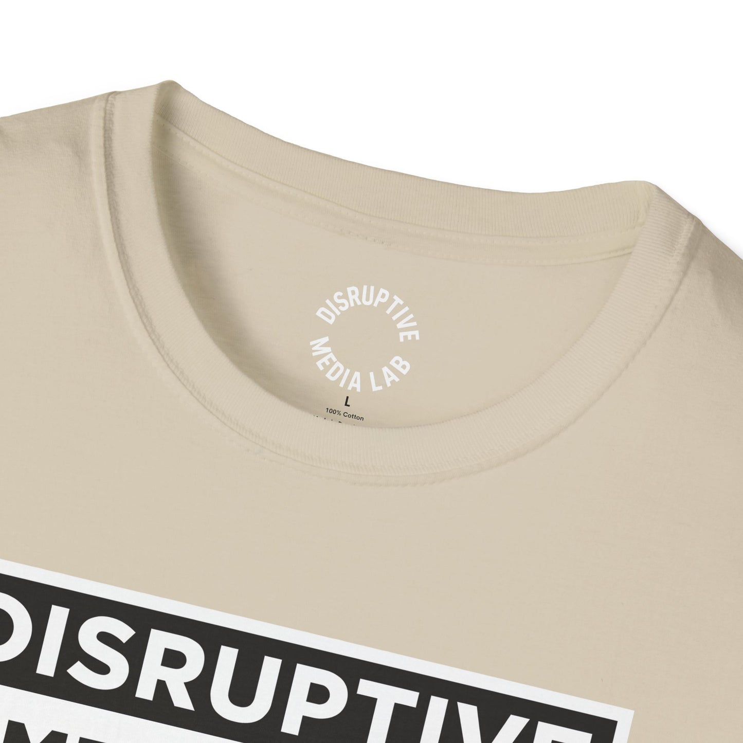 T-Shirt Disruptive Media Arts™ Logo Tee – Signal Gear™ Core Uniform [Front + Back Print] Softstyle Tee, Unisex