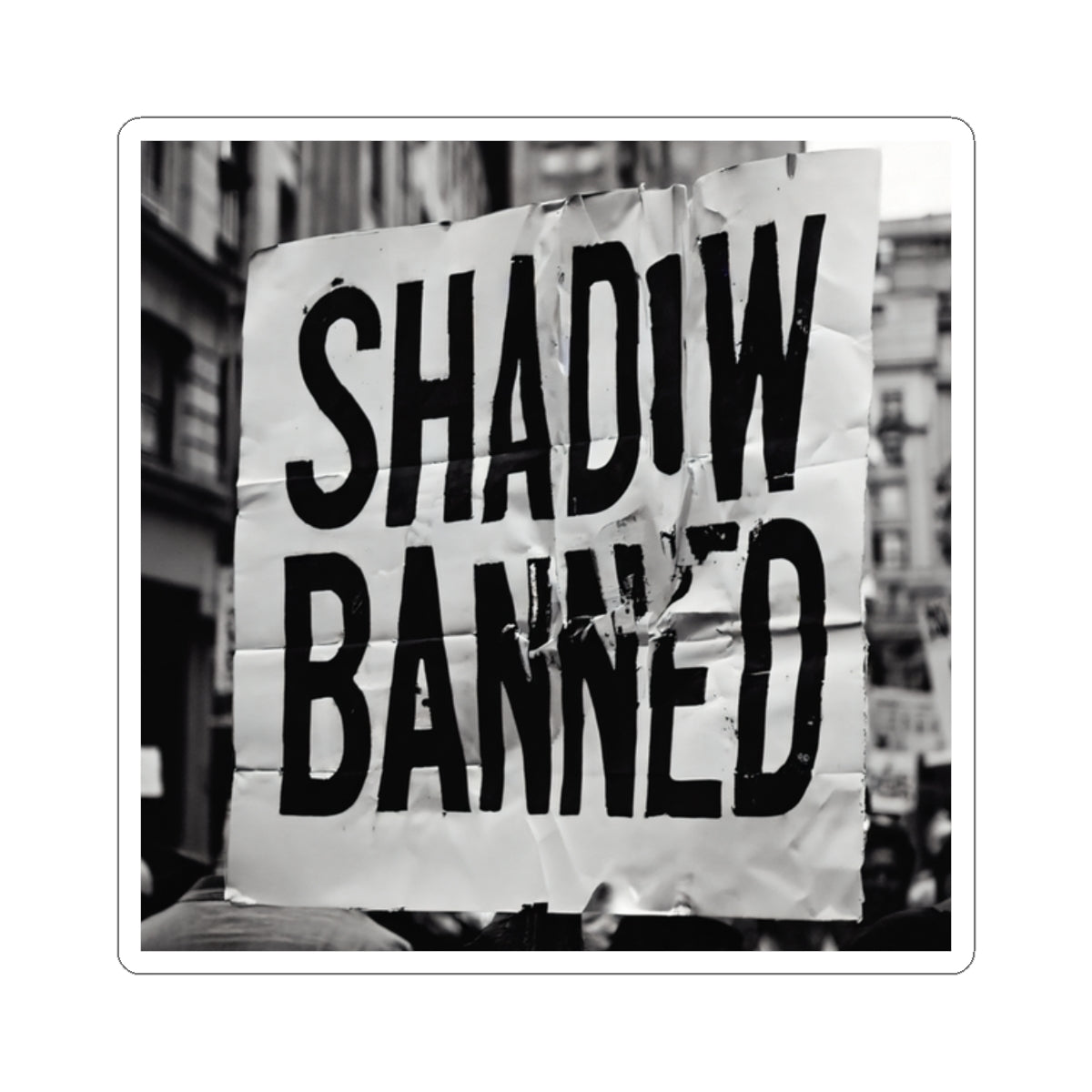 [dNASAb] Sticker, Protest Kiss-Cut Stickers, Laptop Decor, Vinyl Stickers, Activism Merchandise, Eye-Catching Stickers, Custom Decals