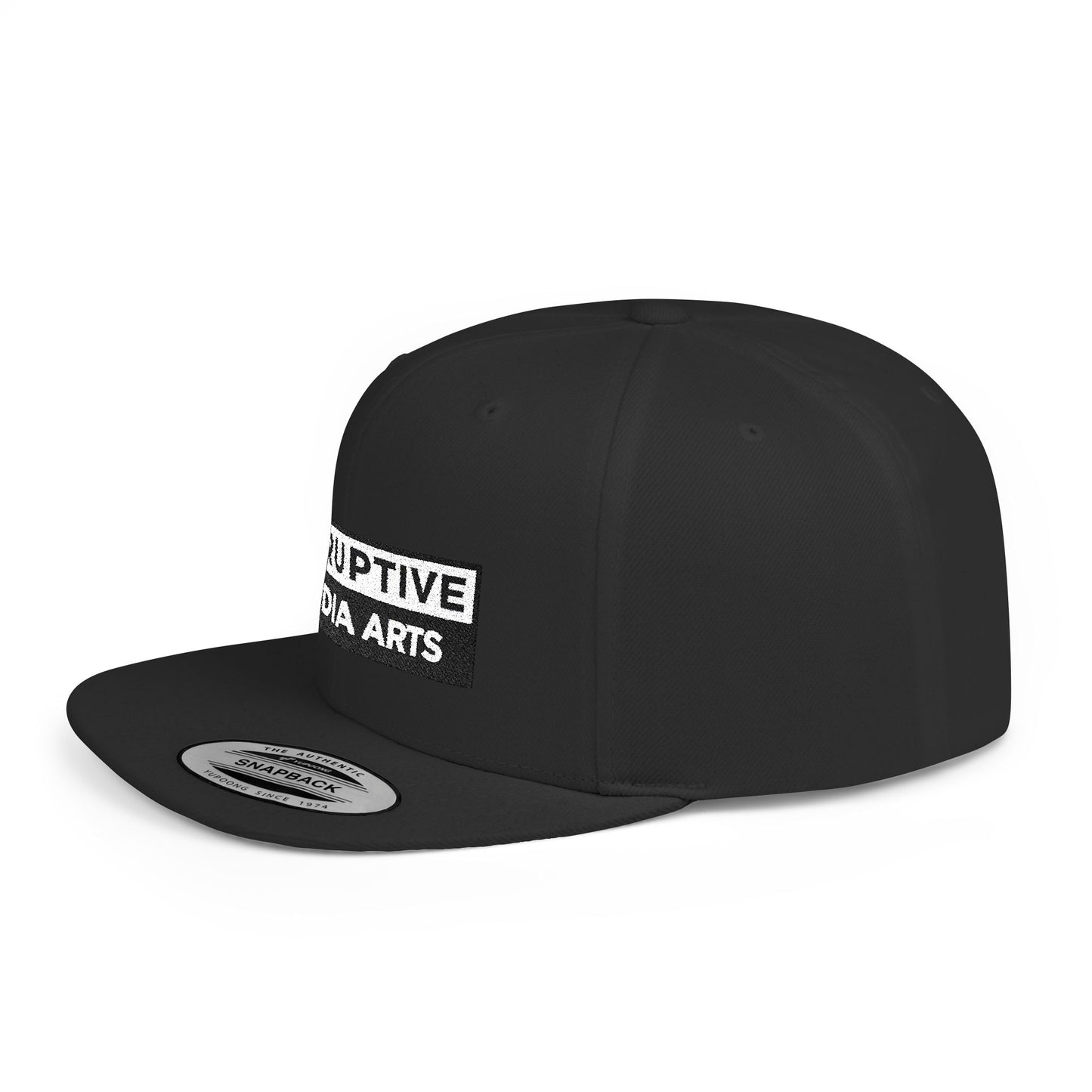 [dNASAb] Flat Bill Snapback – High-Profile Resistance Cap, "Disruptive Media Arts" arsenal [Rockstar Edition]
