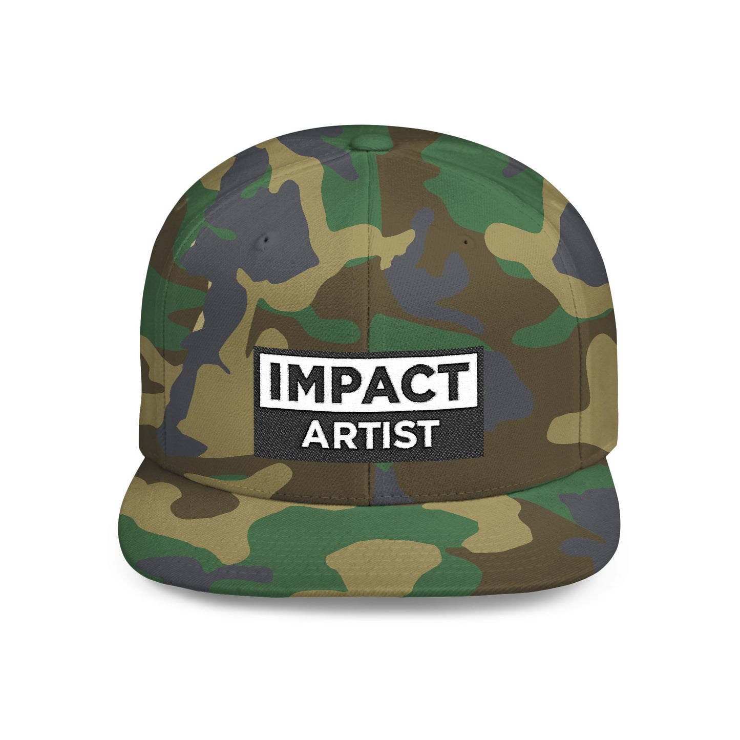 [dNASAb] Flat Bill Snapback - Signal Snapback – "IMPACT artist" High-Profile Resistance Cap [Rockstar Edition]