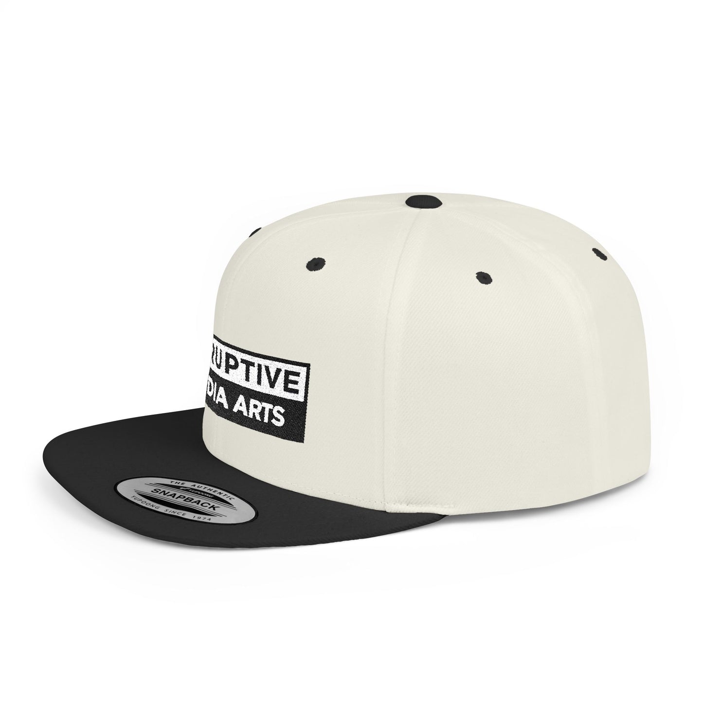 [dNASAb] Flat Bill Snapback – High-Profile Resistance Cap, "Disruptive Media Arts" arsenal [Rockstar Edition]