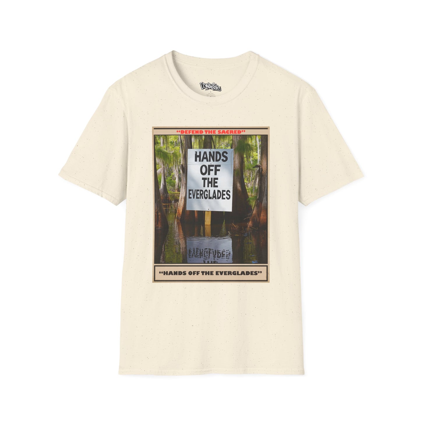 T-Shirt, Environmental Activism Tee - Hands Off the Everglades, Nature Lover Gift, Unisex Graphic T-shirt, Eco-Friendly Apparel, Sustainable Fashion
