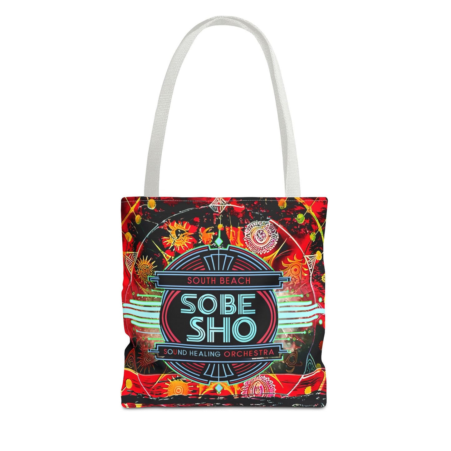 SOBE SHO Retro South Beach Graphic Tote Bag