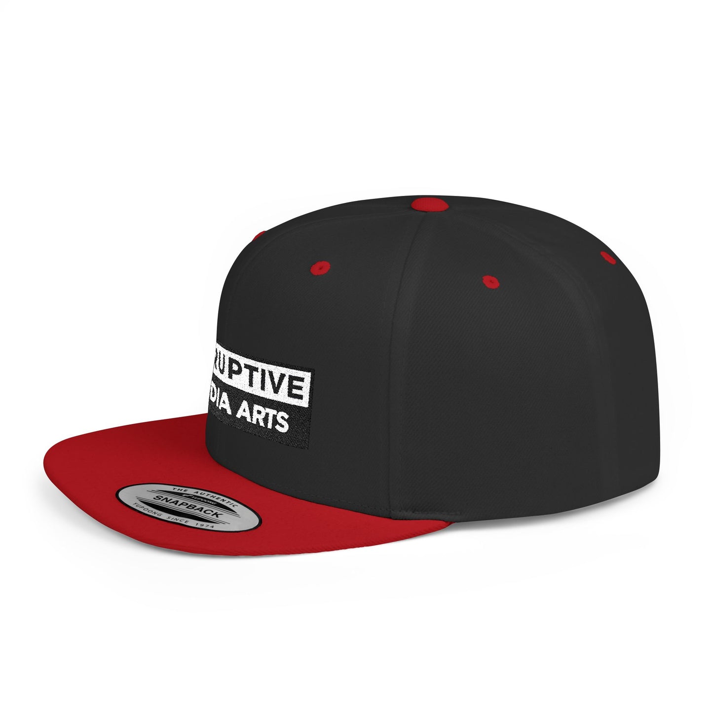 [dNASAb] Flat Bill Snapback – High-Profile Resistance Cap, "Disruptive Media Arts" arsenal [Rockstar Edition]