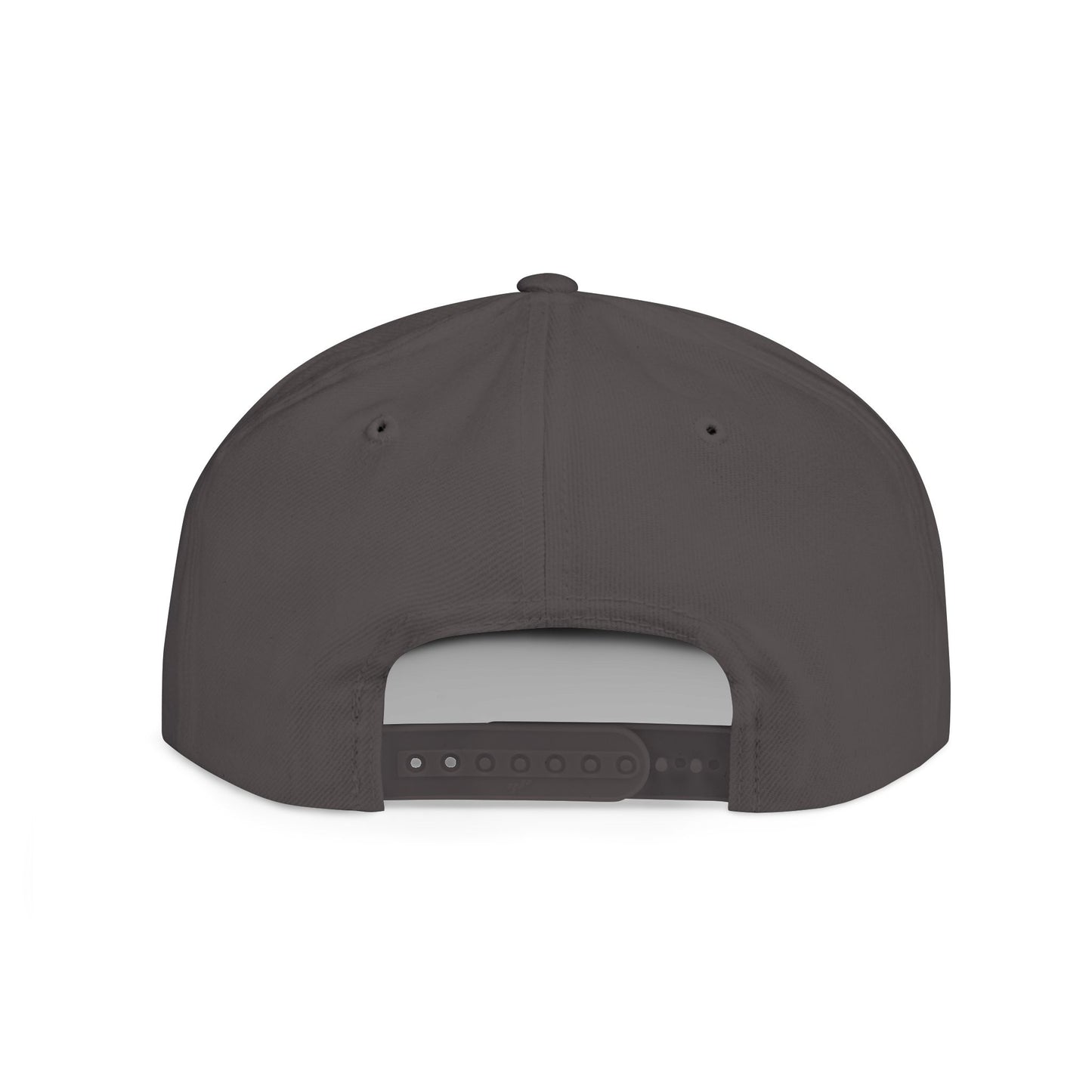 Flat Bill Snapback Hat — Distressed 'Sobe Sho' Badge Logo Cap
