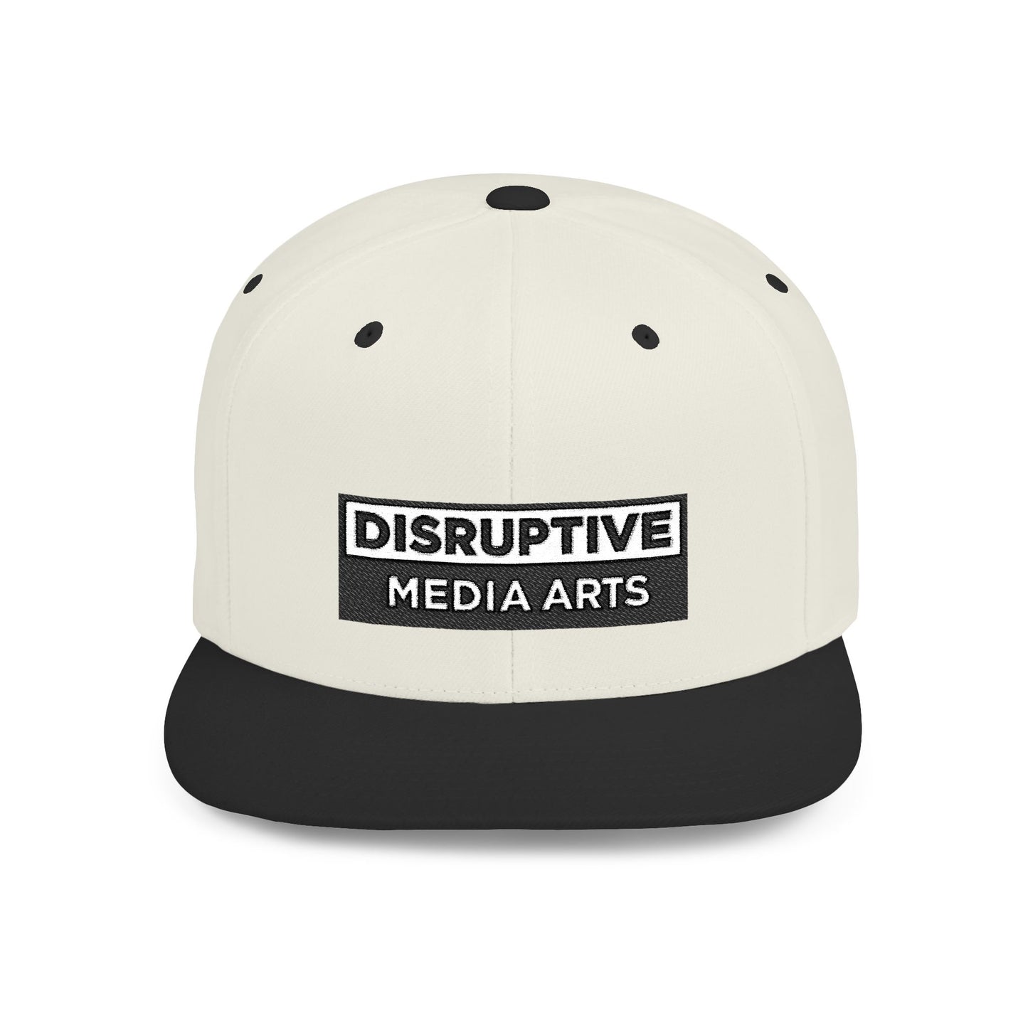 [dNASAb] Flat Bill Snapback – High-Profile Resistance Cap, "Disruptive Media Arts" arsenal [Rockstar Edition]