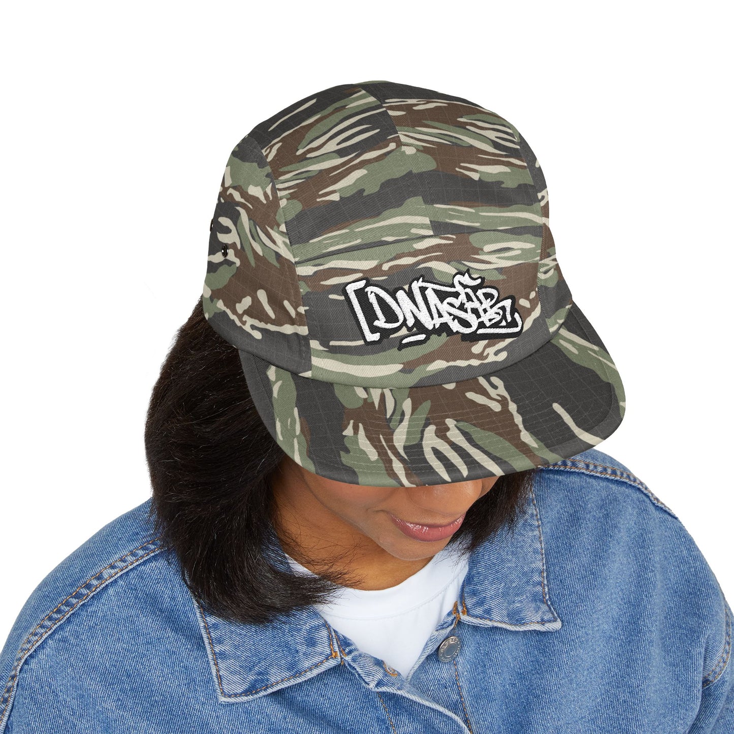 Stylish Embroidered 5 Panel Cap, Urban Streetwear, Graffiti Hat, Signal Cap – 5-Panel Field Issue [dNASAb] (Embroidery)