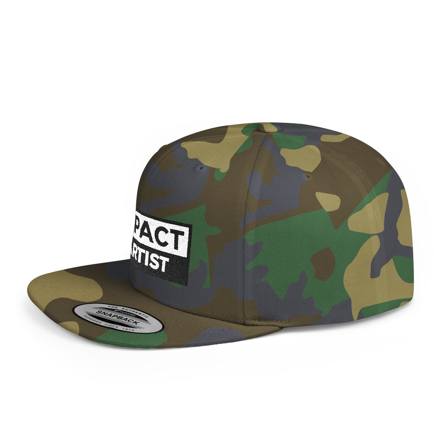 [dNASAb] Flat Bill Snapback - Signal Snapback – "IMPACT artist" High-Profile Resistance Cap [Rockstar Edition]