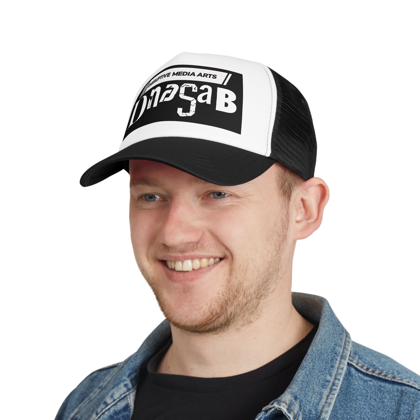 [dNASAb] Mesh Cap – Broadcast Variant Series "Disruptive Media Arts [dNASAb] logo"