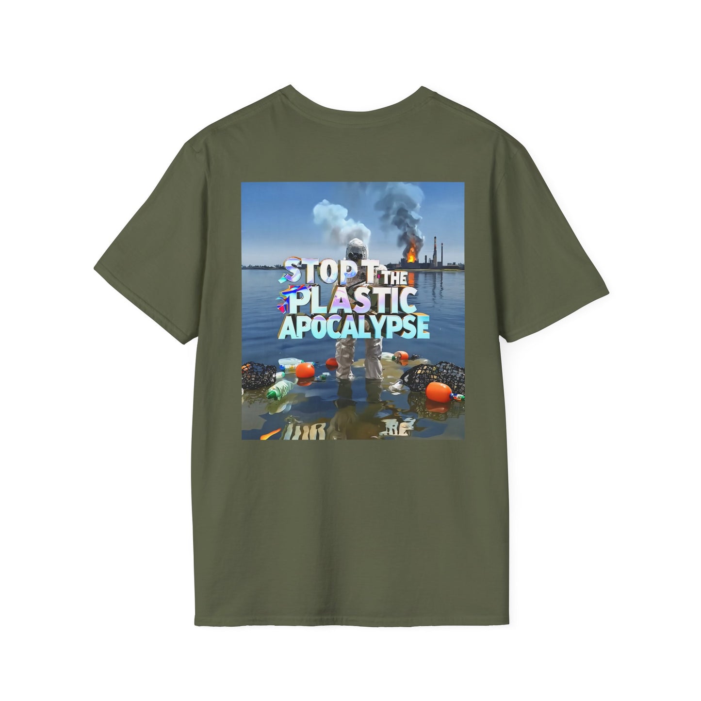 T-Shirt Disruptive Media Arts™ Logo Tee – Signal Gear™ Core Uniform [Front + Back Print] Softstyle Tee, Unisex