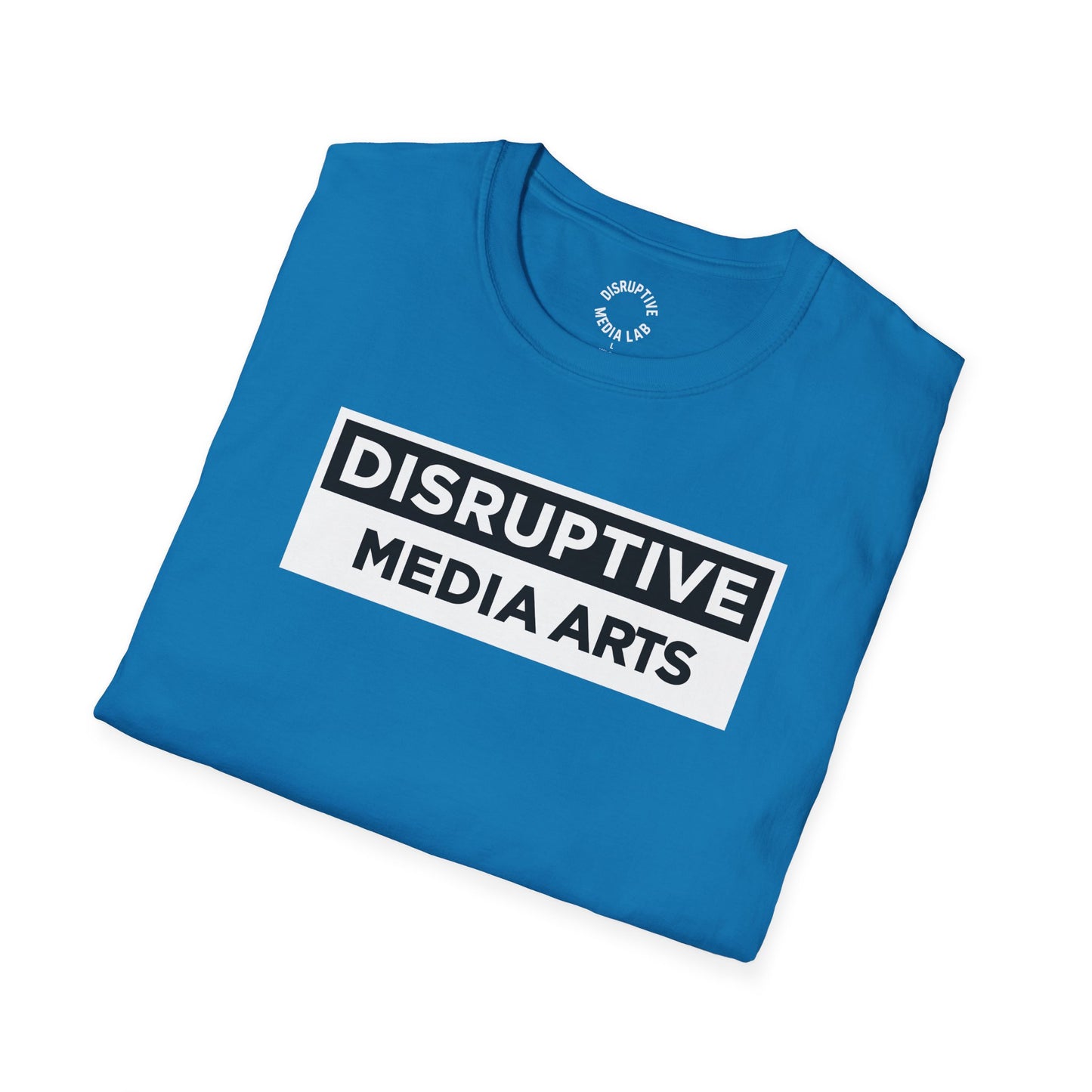 T-Shirt Disruptive Media Arts™ Logo Tee – Signal Gear™ Core Uniform [Front + Back Print] Softstyle Tee, Unisex