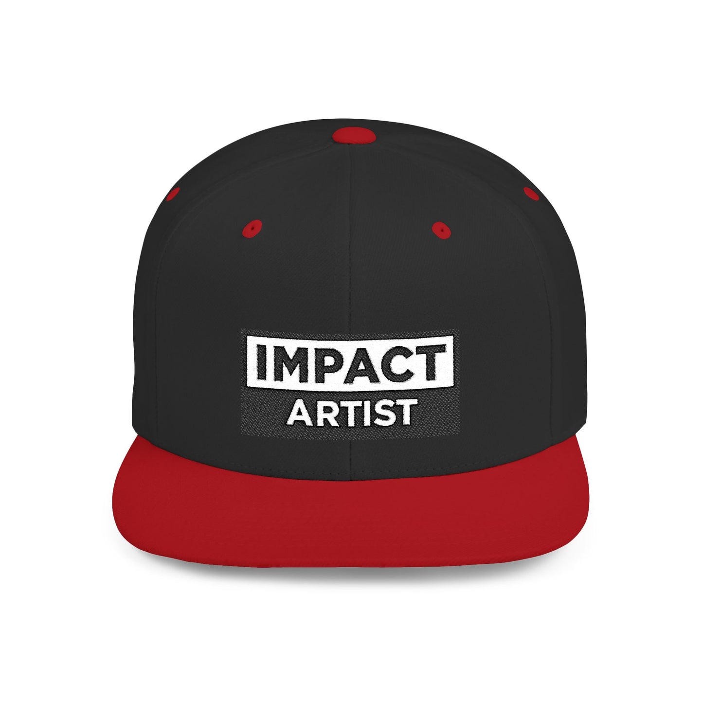 [dNASAb] Flat Bill Snapback - Signal Snapback – "IMPACT artist" High-Profile Resistance Cap [Rockstar Edition]