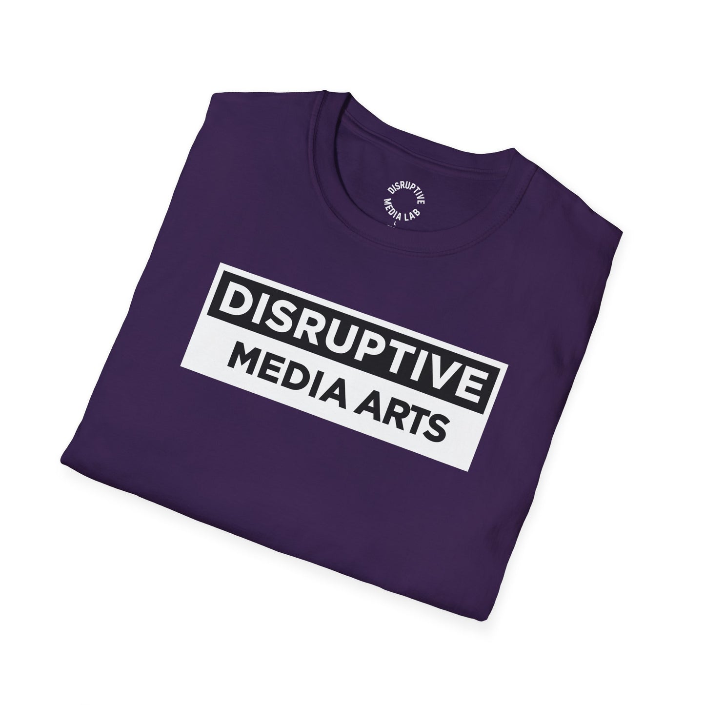 T-Shirt Disruptive Media Arts™ Logo Tee – Signal Gear™ Core Uniform [Front + Back Print] Softstyle Tee, Unisex