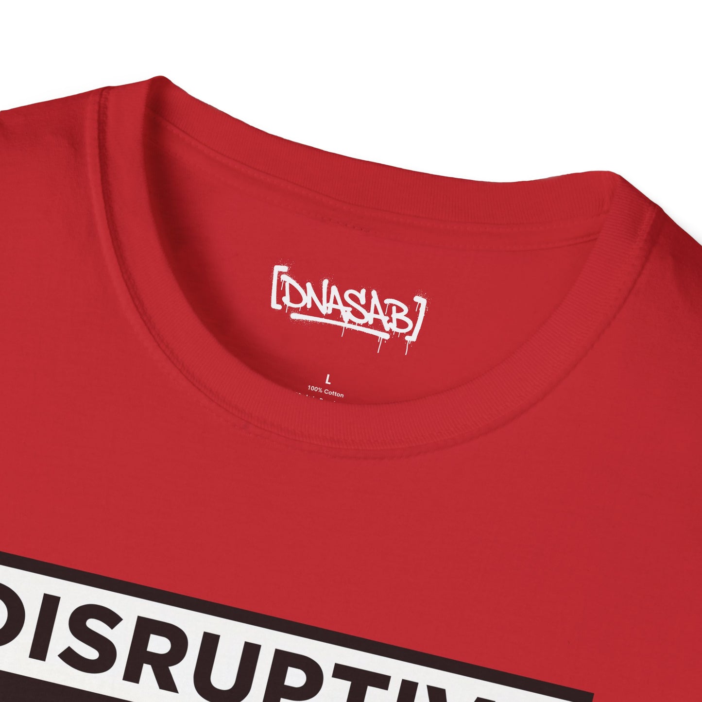 T-Shirt "Disruptive Media Arts" Logo Tee – Signal Gear Core Uniform [Front + Back Print]_Unisex Softstyle