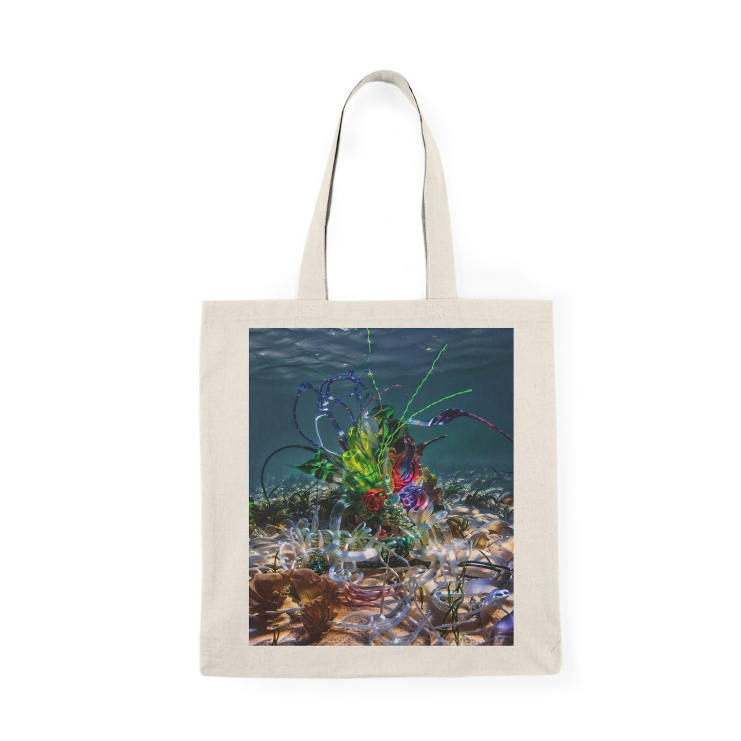 Nature-Inspired Tote Bag |“Faux Ecologies + Ocean Artivist logo” Tote – Signal Gear™ Utility Carrier Eco-Friendly Shopping Bag, Ocean Lovers, Reusable Grocery Bag, Beach Tote, Festival Accessory
