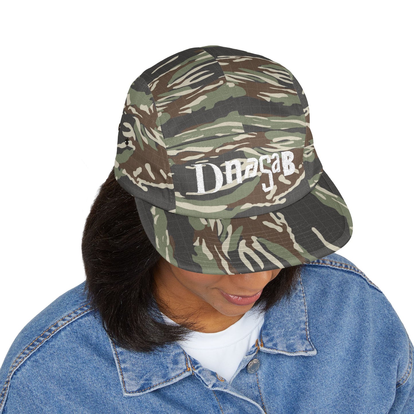Stylish Embroidered 5 Panel Cap, Casual Hat, Streetwear Accessory, Signal Cap – 5-Panel Field Issue [dNASAb] (Embroidery)