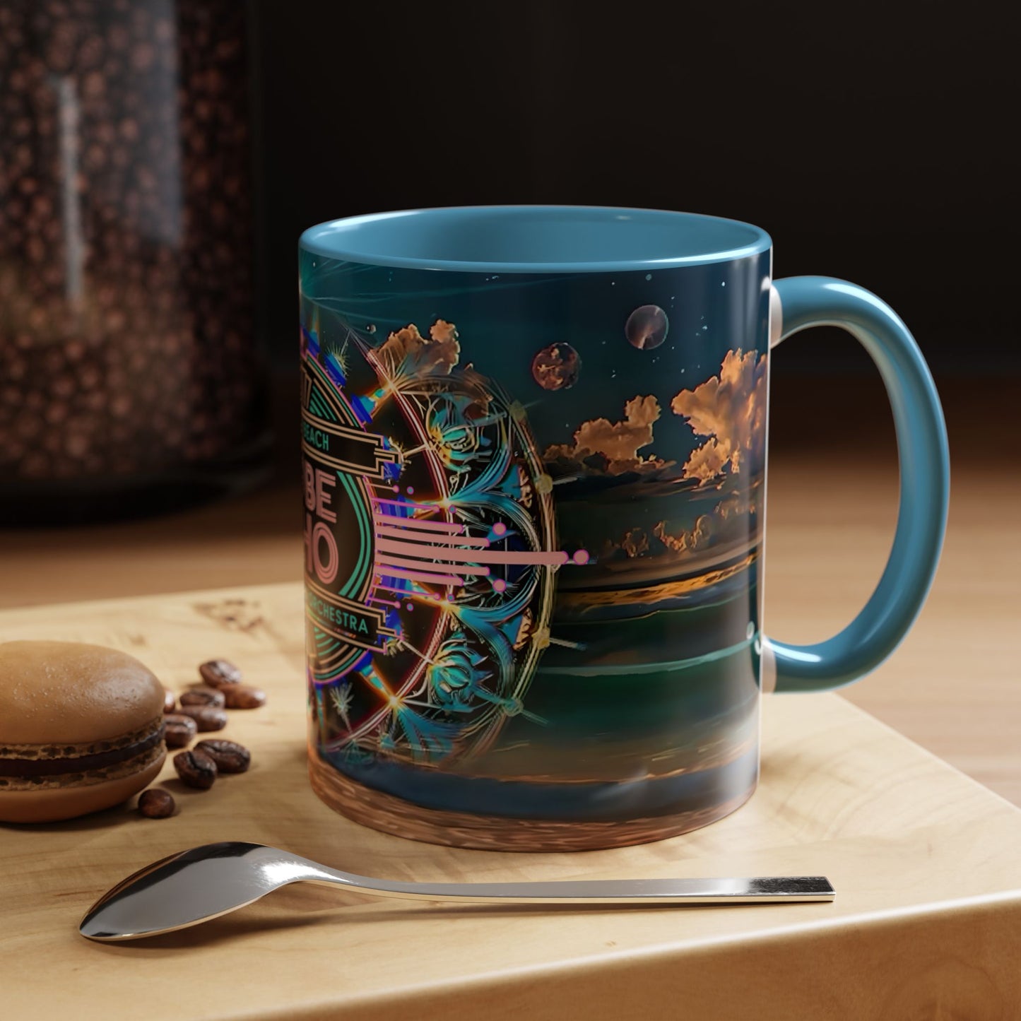 SoBe Sho Sound Healing Orchestra Coffee Mug — South Beach Beachscape Accent Mug
