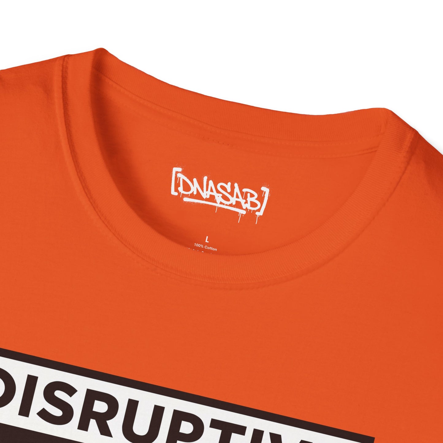 T-Shirt "Disruptive Media Arts" Logo Tee – Signal Gear Core Uniform [Front + Back Print]_Unisex Softstyle