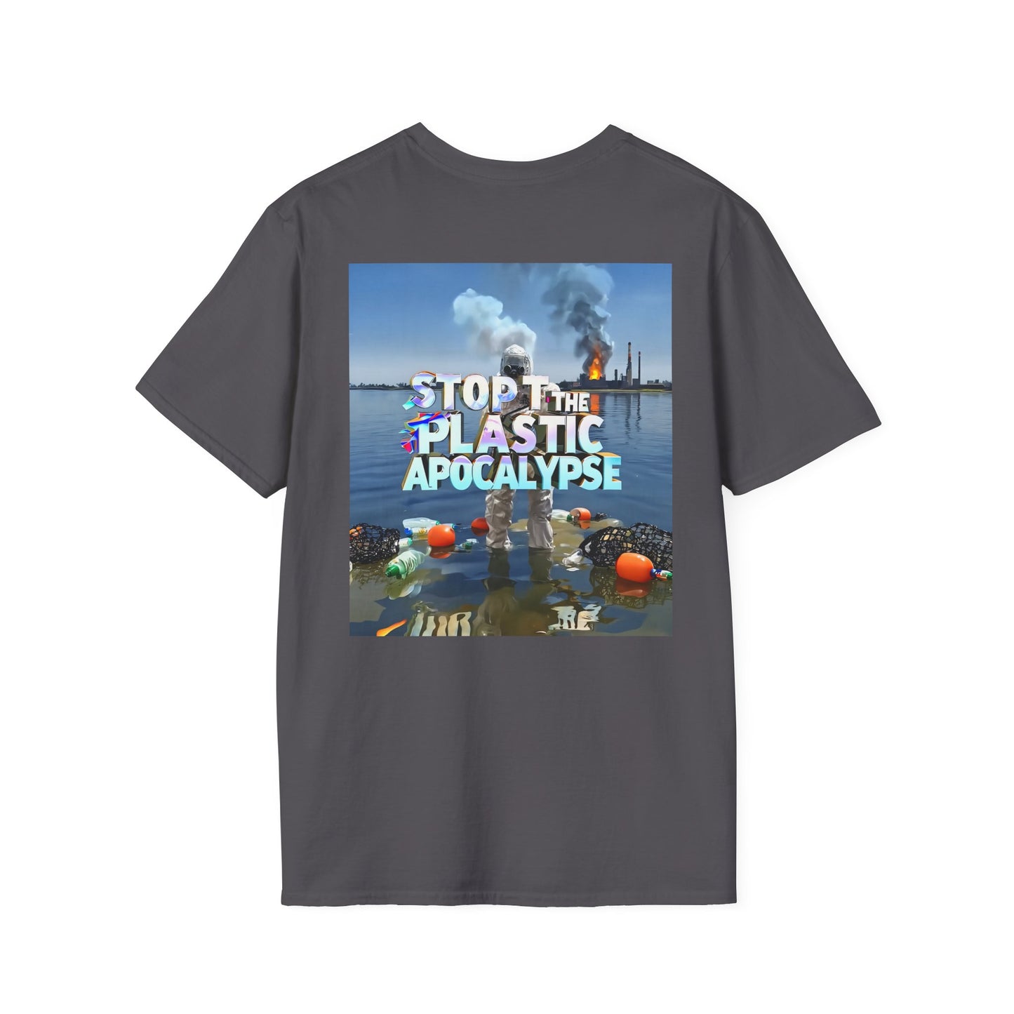 T-Shirt Disruptive Media Arts™ Logo Tee – Signal Gear™ Core Uniform [Front + Back Print] Softstyle Tee, Unisex