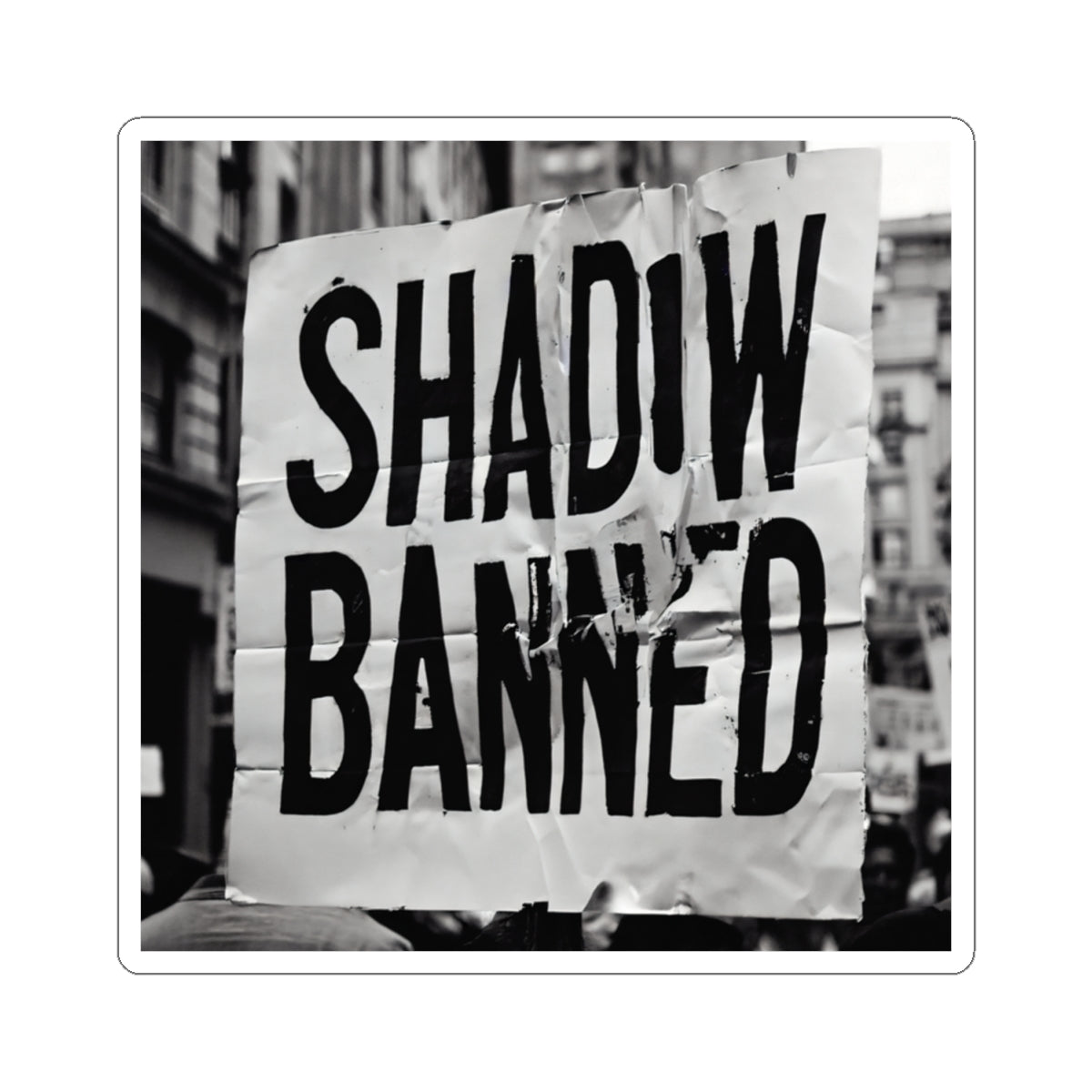 [dNASAb] Sticker, Protest Kiss-Cut Stickers, Laptop Decor, Vinyl Stickers, Activism Merchandise, Eye-Catching Stickers, Custom Decals