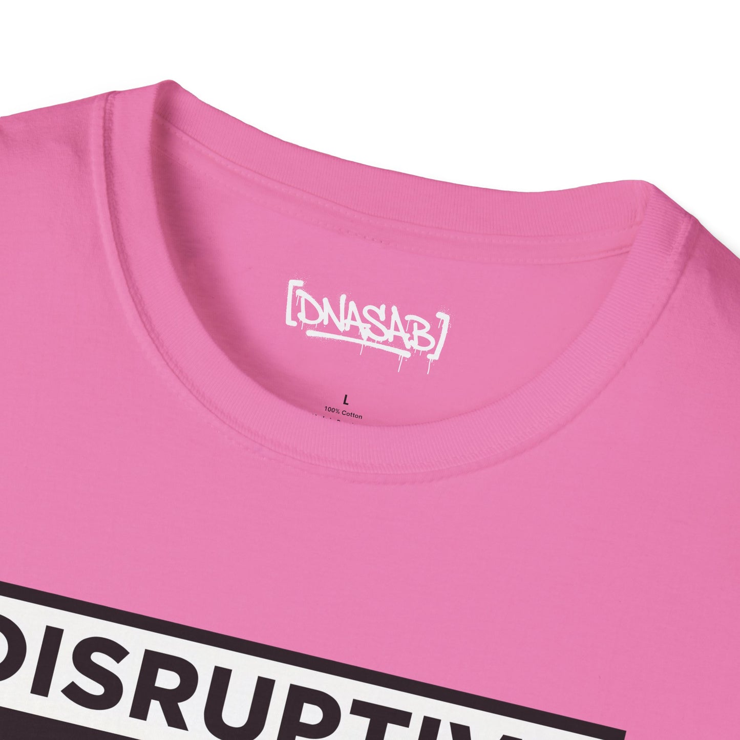 T-Shirt "Disruptive Media Arts" Logo Tee – Signal Gear Core Uniform [Front + Back Print]_Unisex Softstyle