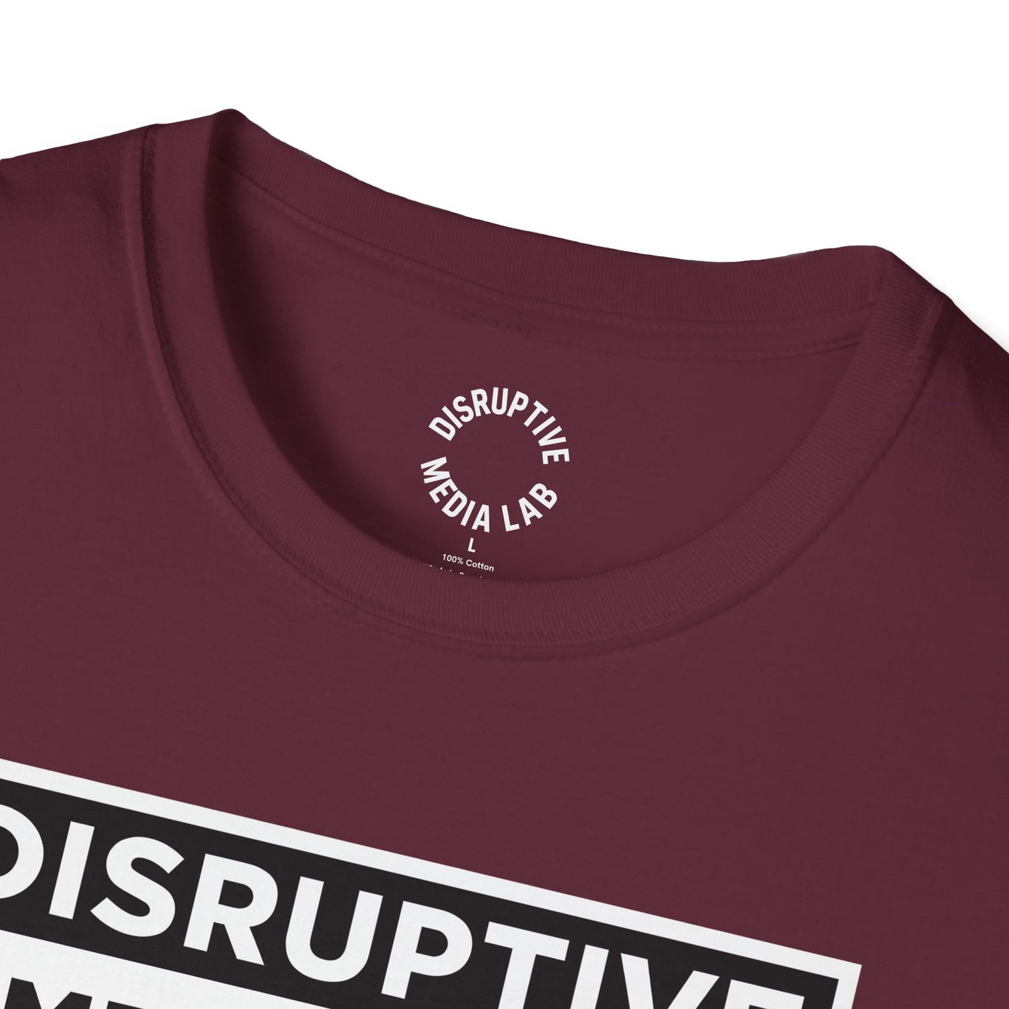 T-Shirt Disruptive Media Arts™ Logo Tee – Signal Gear™ Core Uniform [Front + Back Print] Softstyle Tee, Unisex